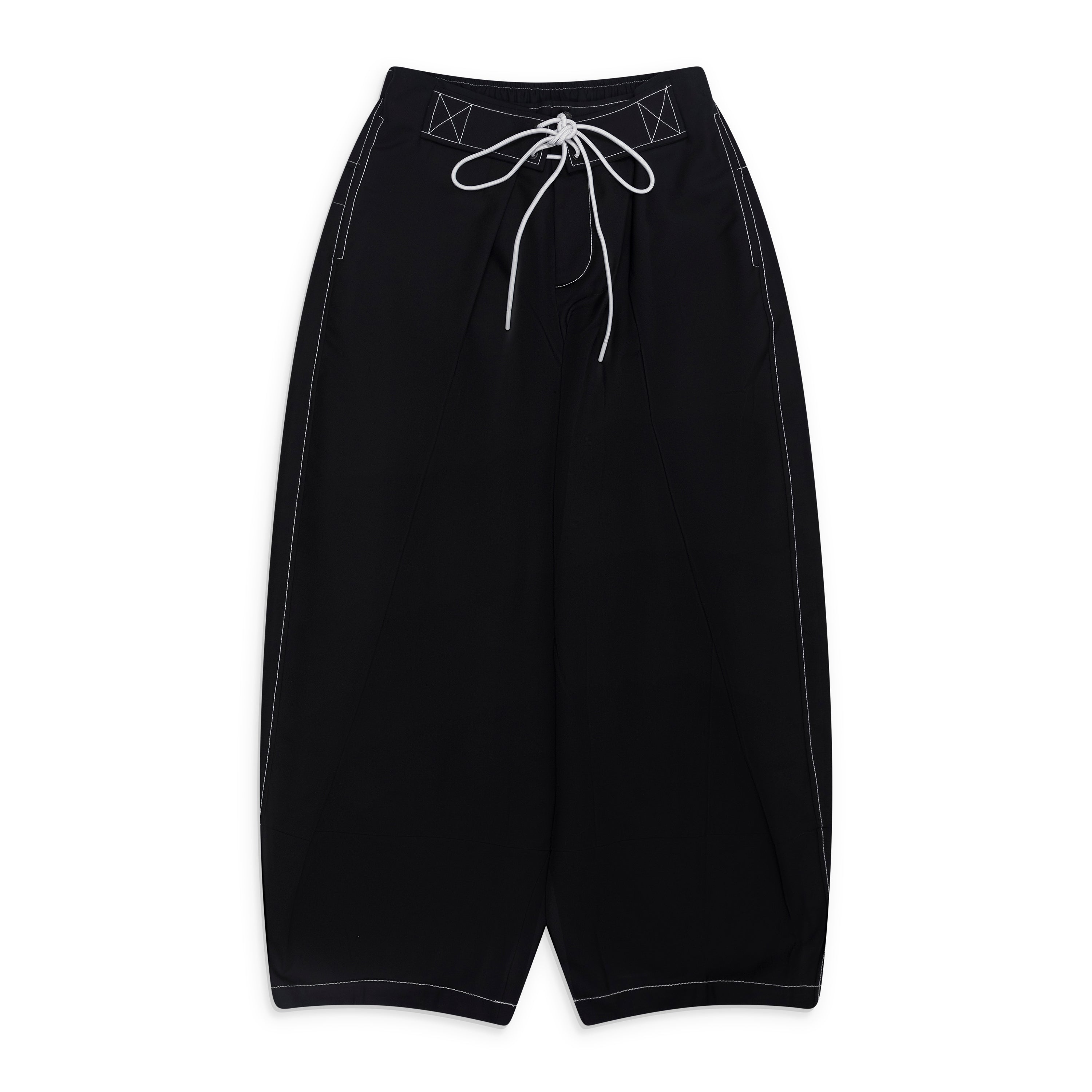 Namesake Folding Wide Swim Trousers Black - front
