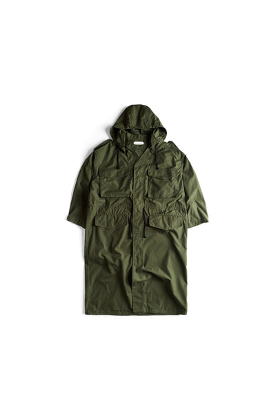 EngineeredGarments ポンチョ　ダークグリーン　ミリタリー Namacheko-Tja_Rn-Parka-Green-