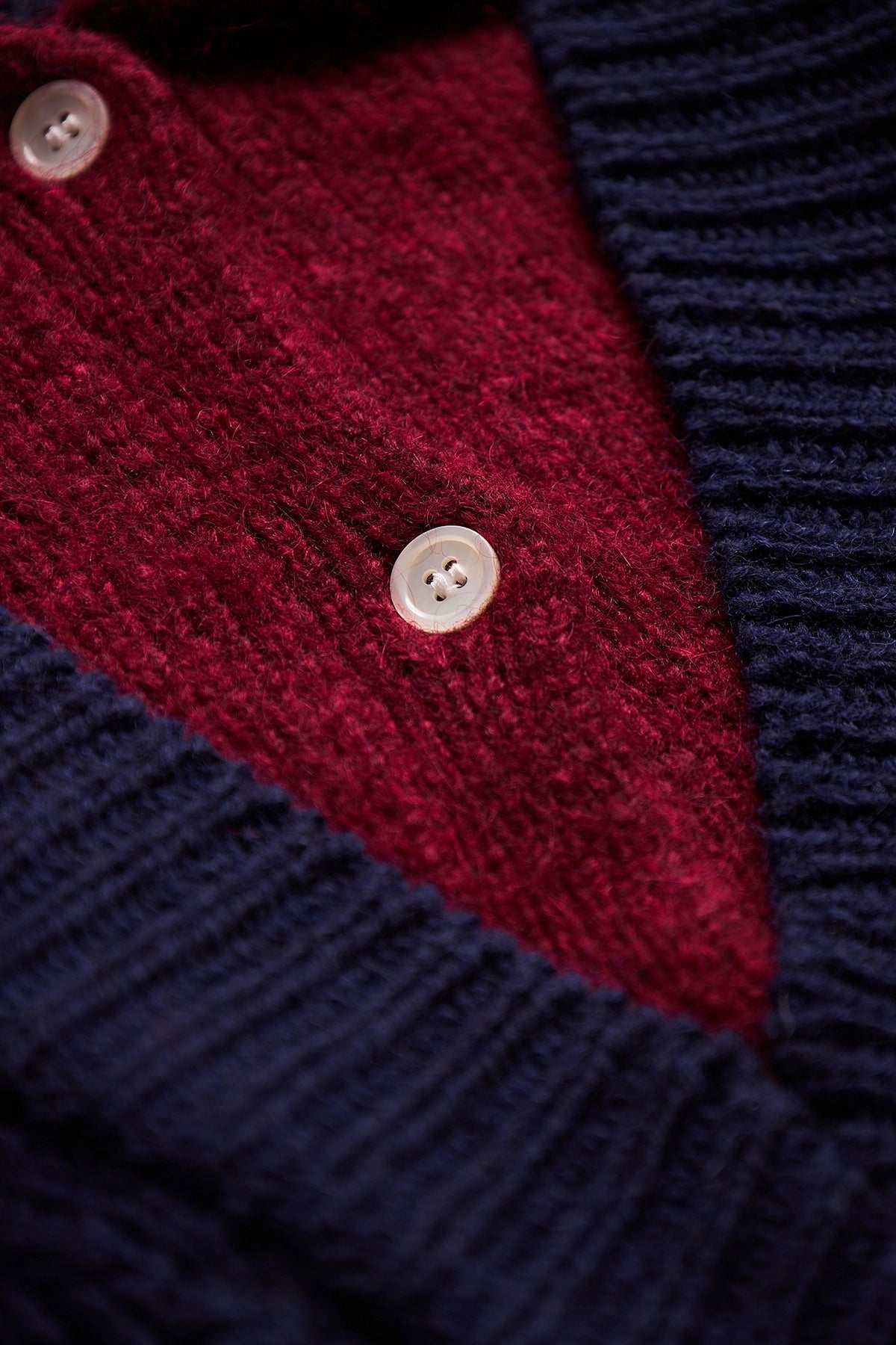 Namacheko Ribbed V-Neck Polo 2