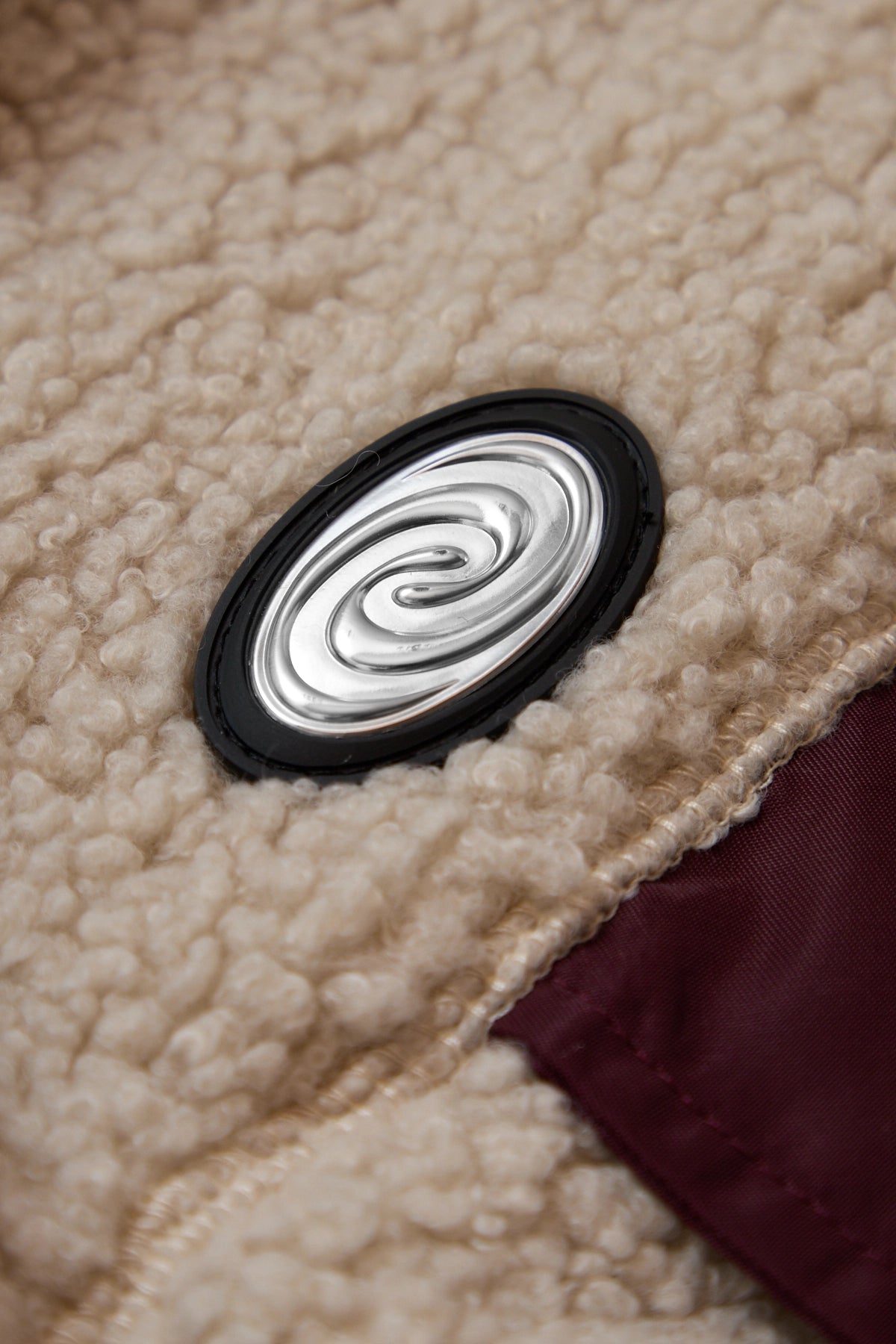 Namesake North Twist Fleece Cabernet Red
