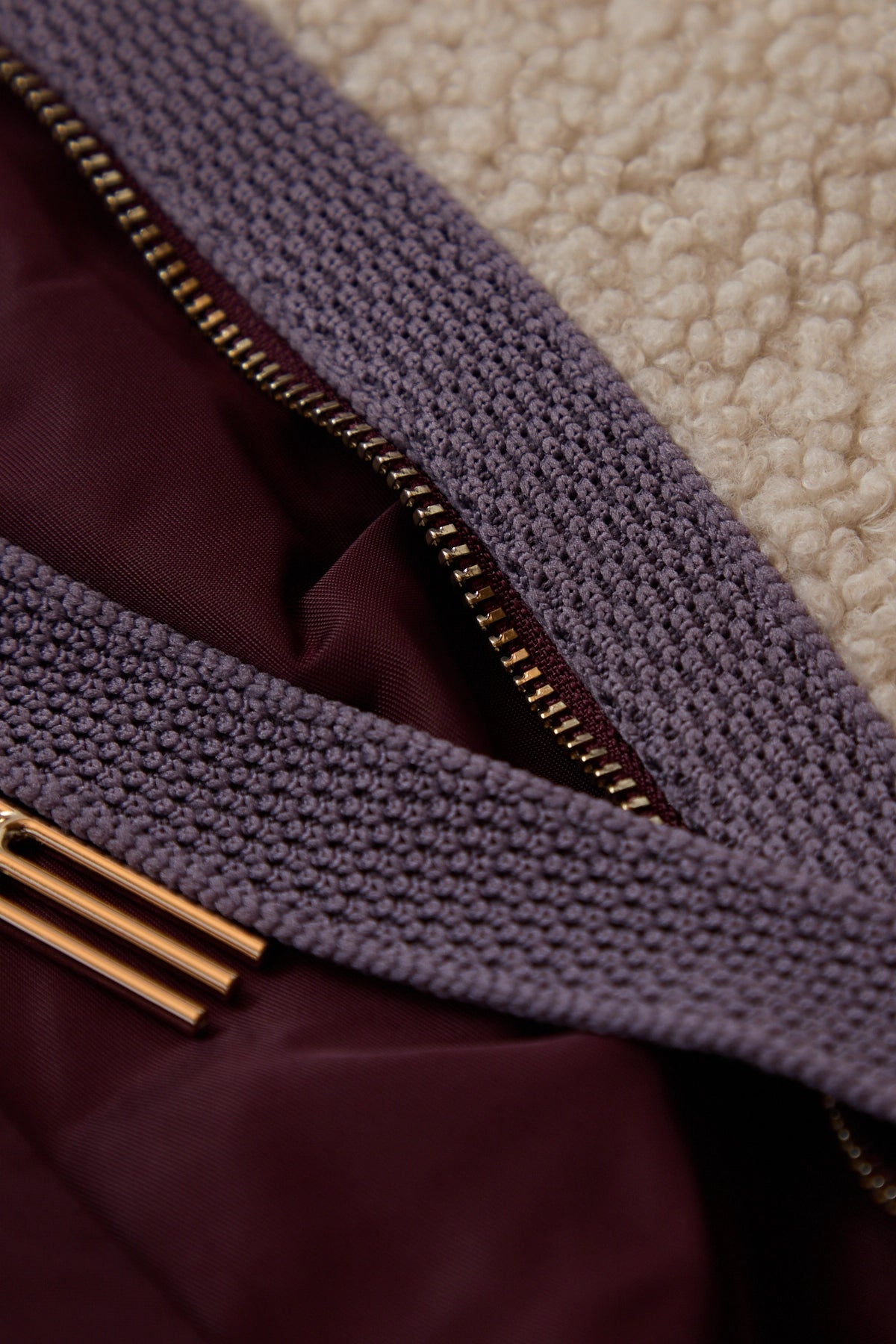 Namesake North Twist Fleece Cabernet Red