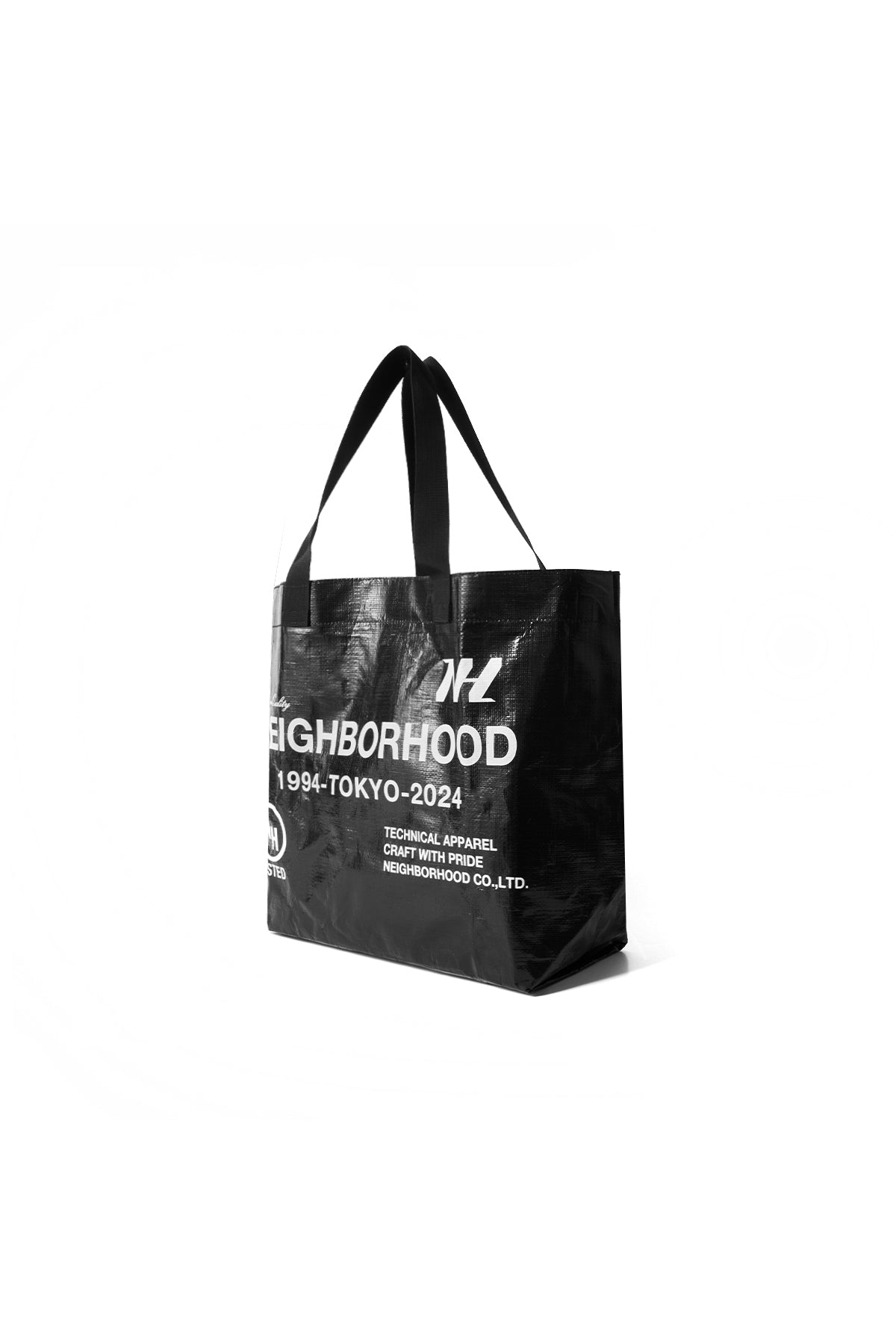 Neighborhood Logo Flex Bag In Black 12035