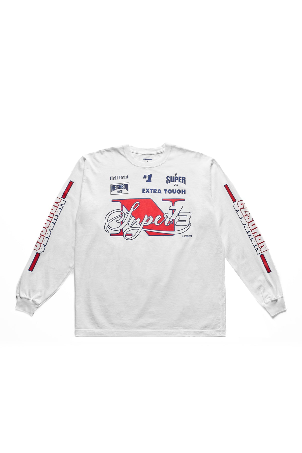 NEIGHBORHOOD NH X SUPER 73 . TEE LS