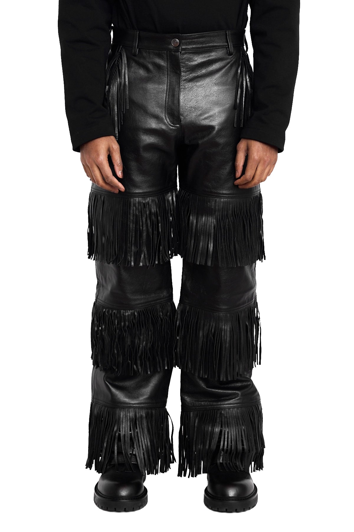 Martine Rose Fringe Trouser
 Black