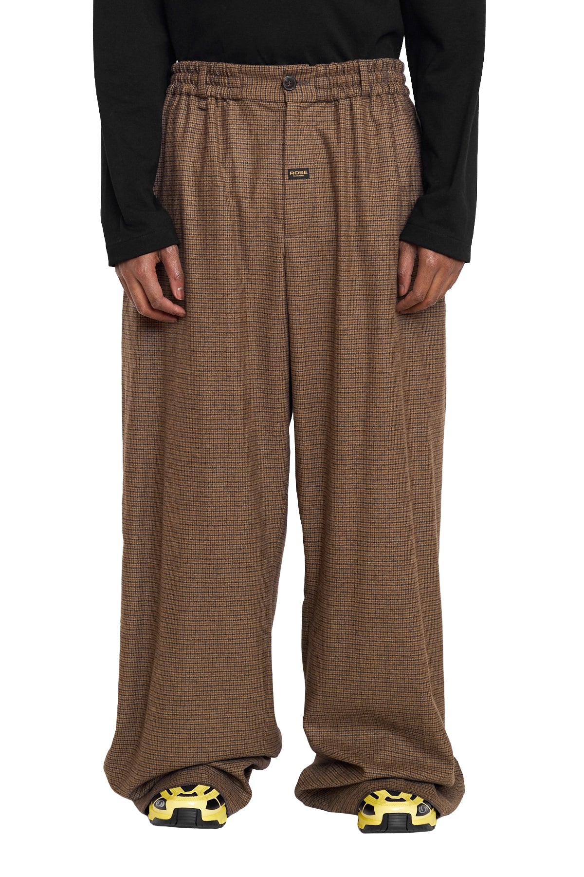 Martine Rose Extreme Wide Leg Tailored Trouser Brown
