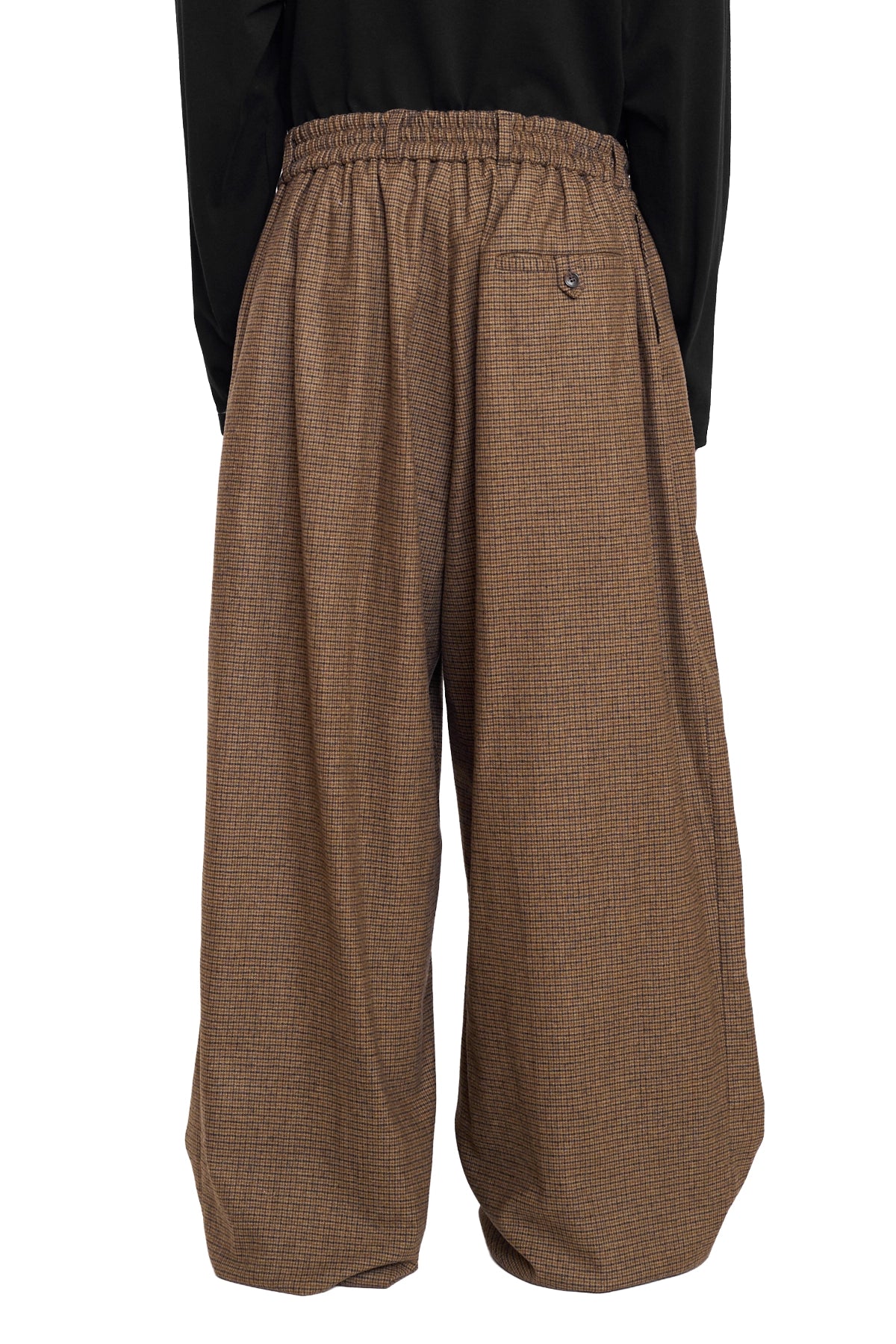 Martine Rose Extreme Wide Leg Tailored Trouser Brown
