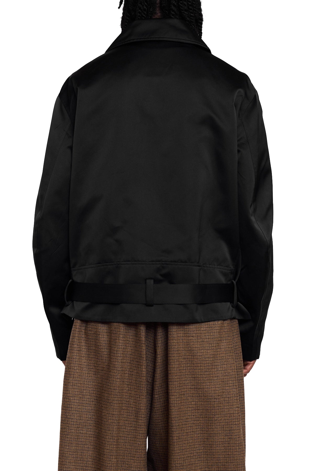 Jil Sander Duchesse Biker Jacket Black