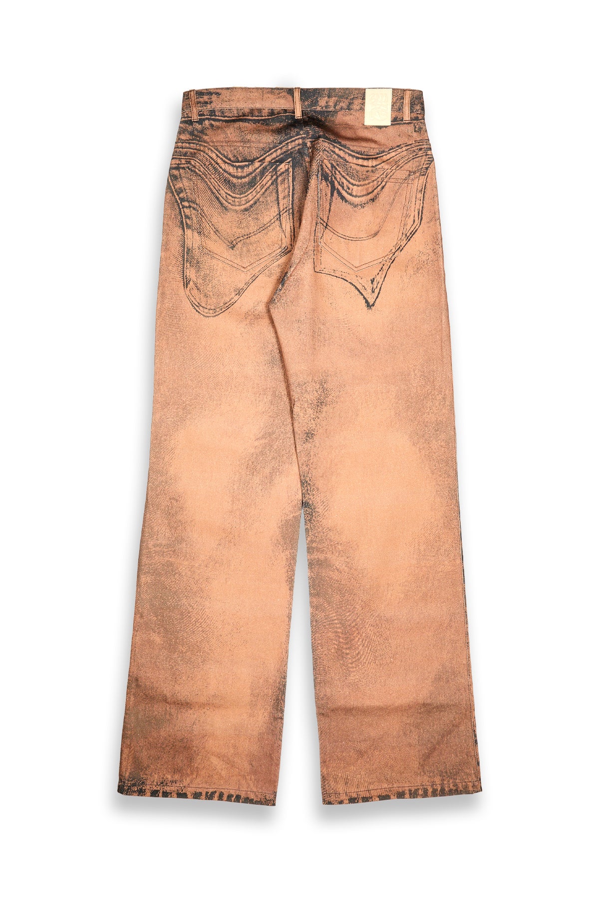 Camper Lab Distorted Denim Jeans Brown/Black
