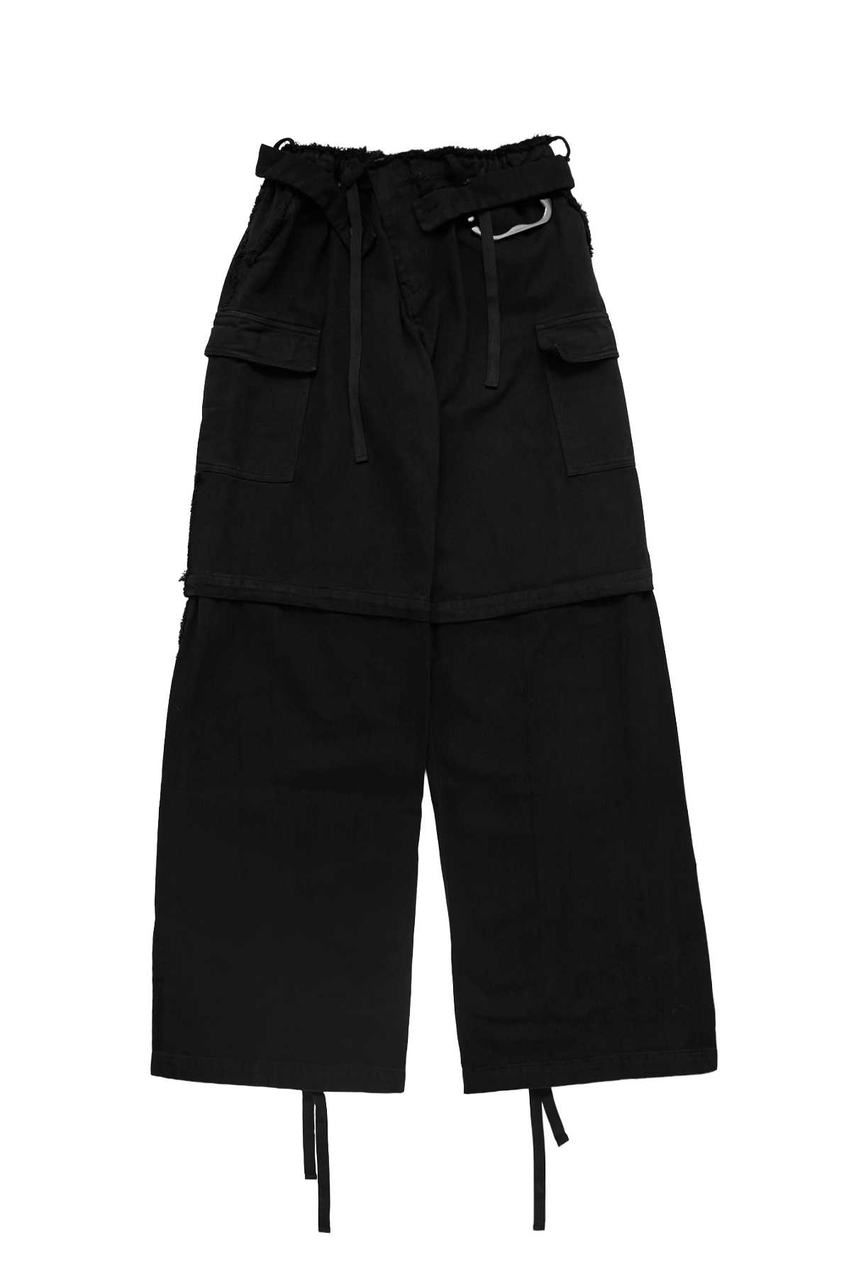 Ottolinger Baggy Cargo Pants Black