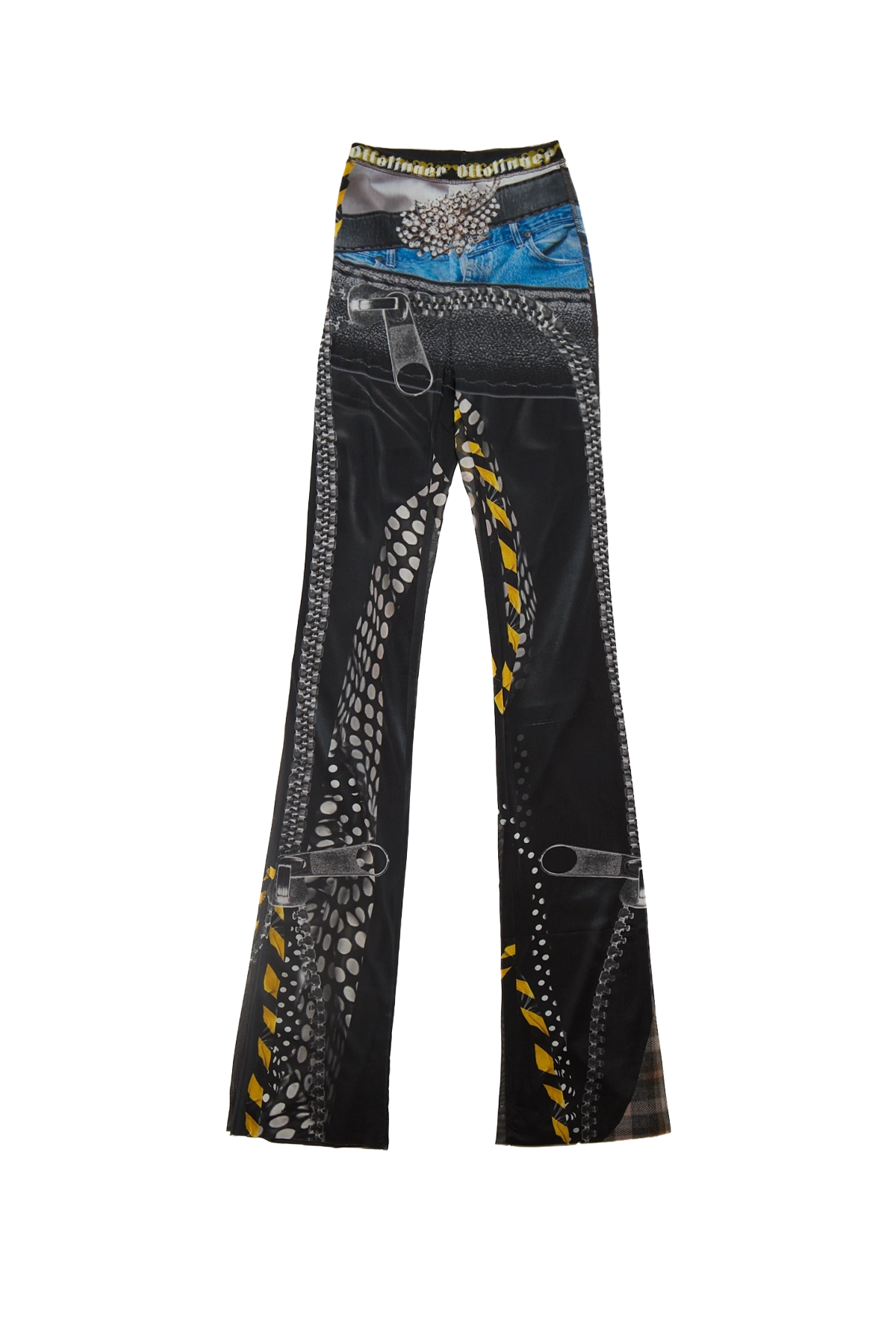 Ottolinger Mesh Pants Polka Dot Zip Print