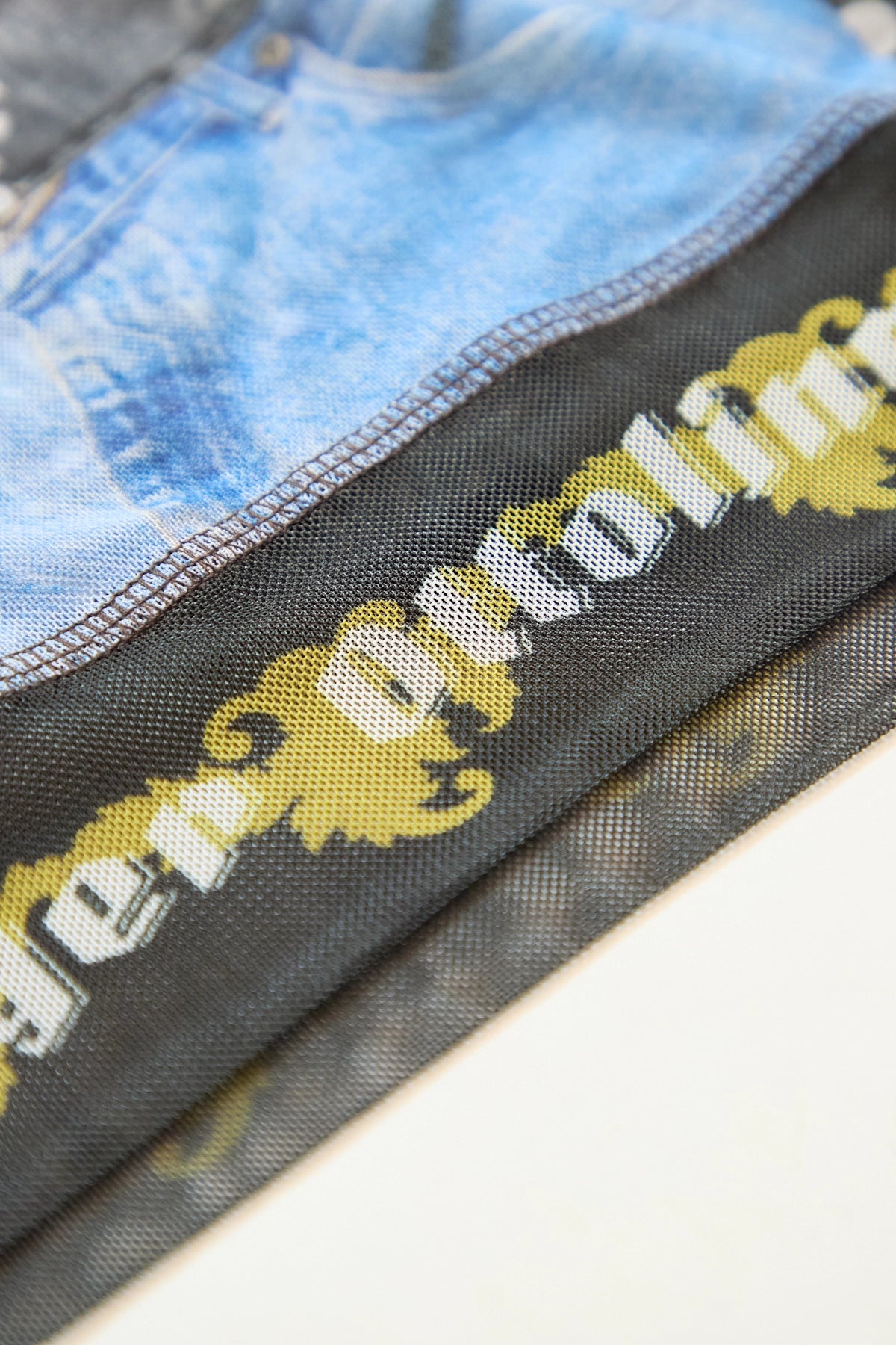 Ottolinger Mesh T-Shirt Polka Dot Zip Print