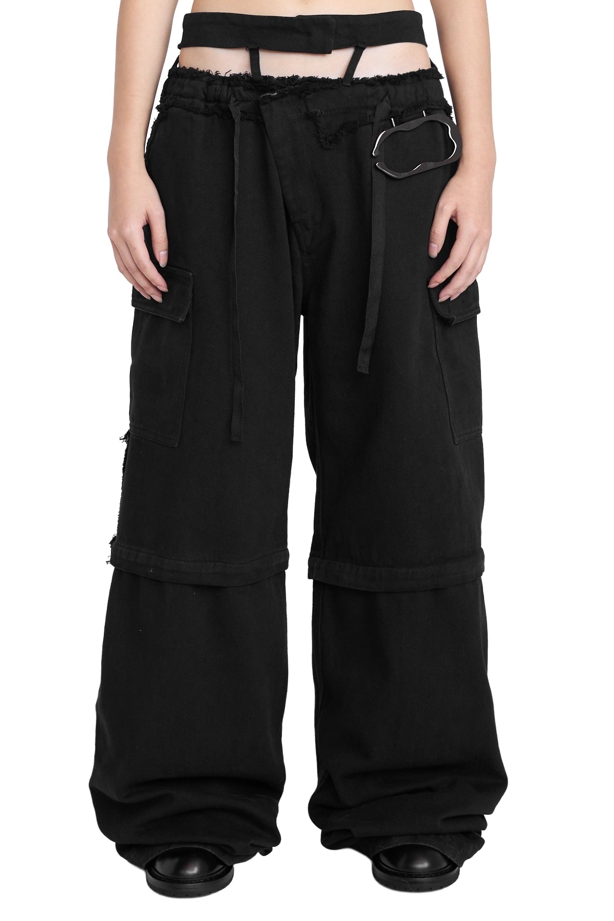 Ottolinger Baggy Cargo Pants Black