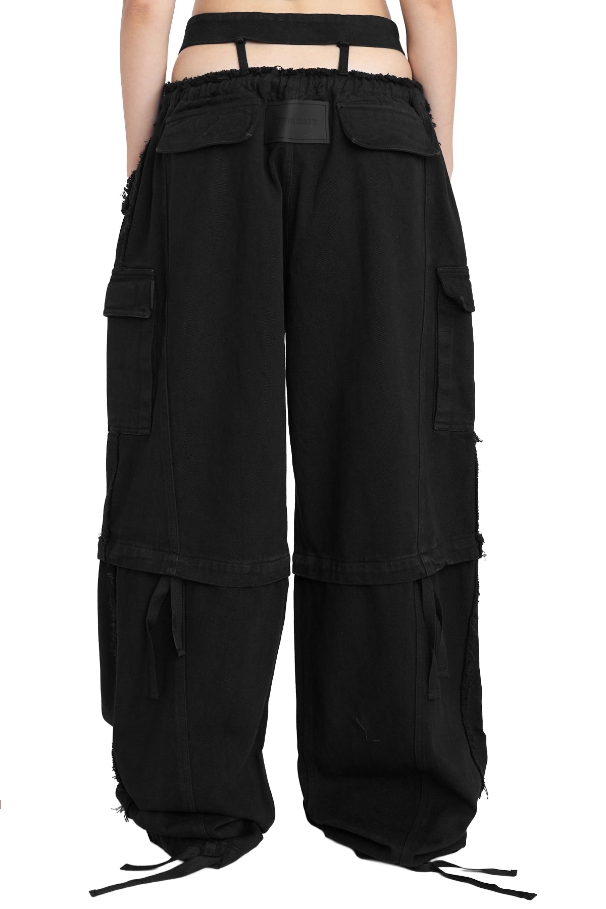 Ottolinger Baggy Cargo Pants Black