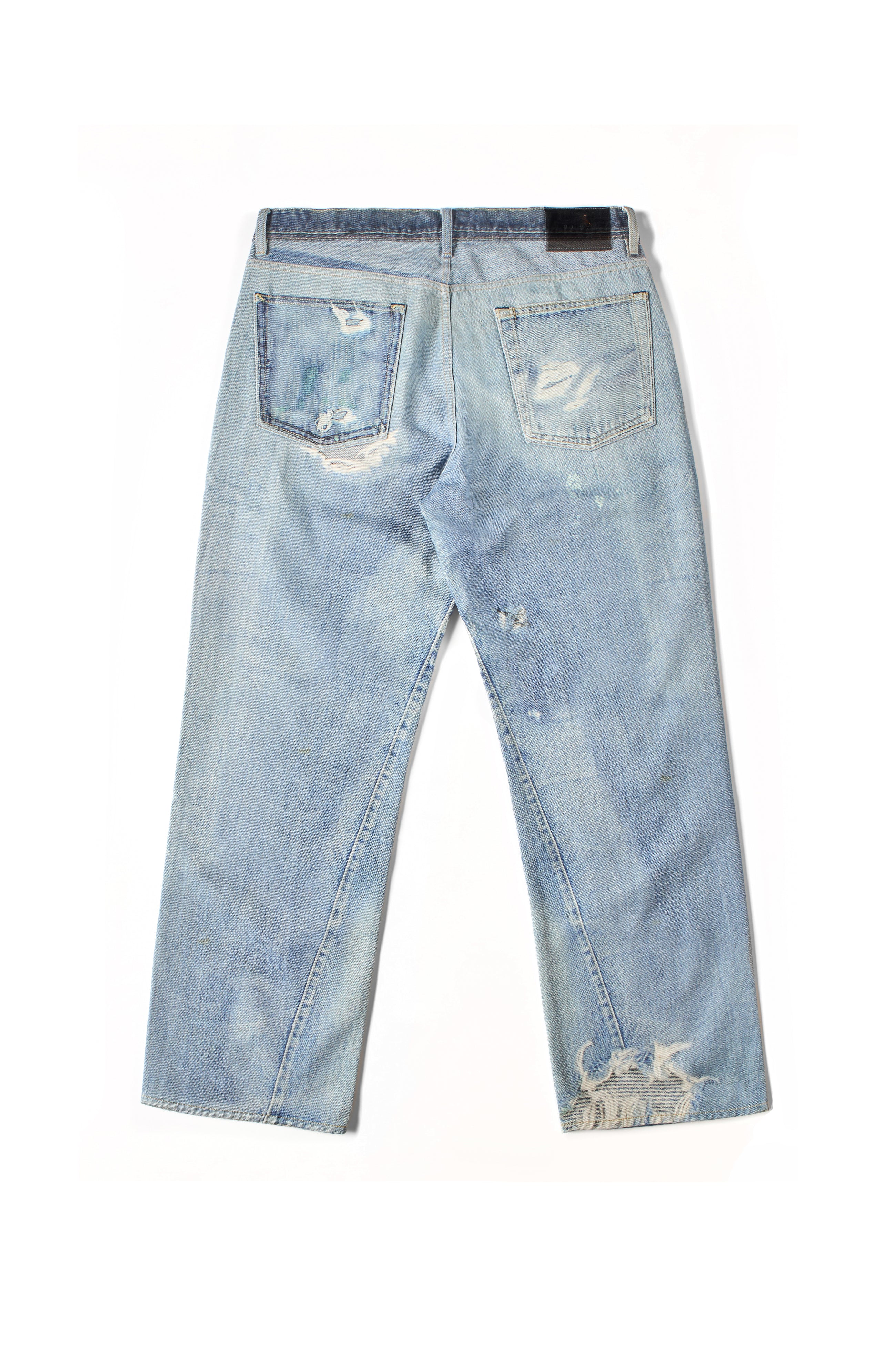 OUR LEGACY Third Cut Digital Print Denim Blue