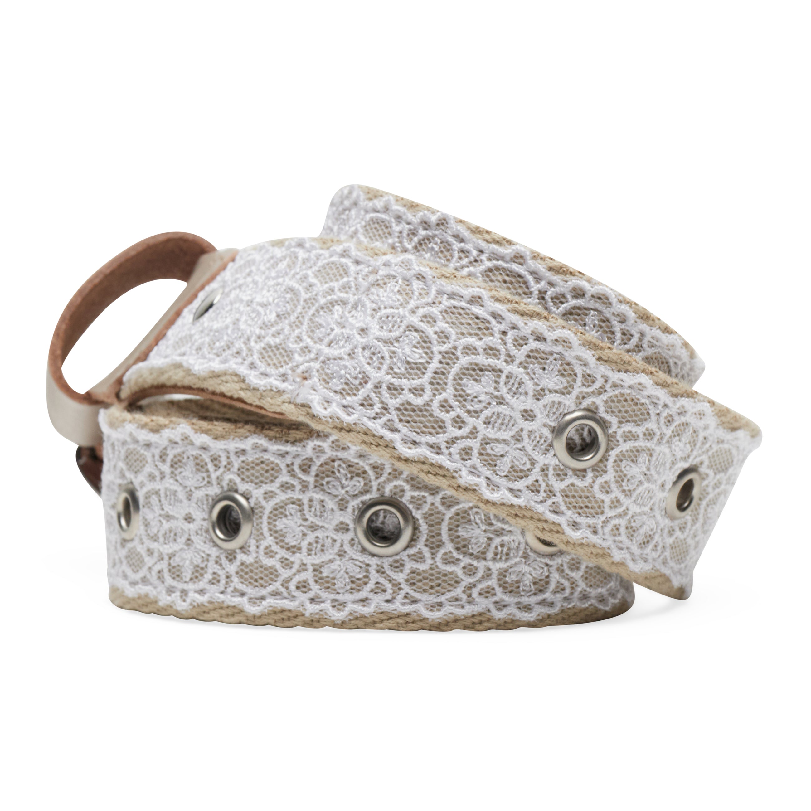 Our Legacy 3 Cm Lace Belt White