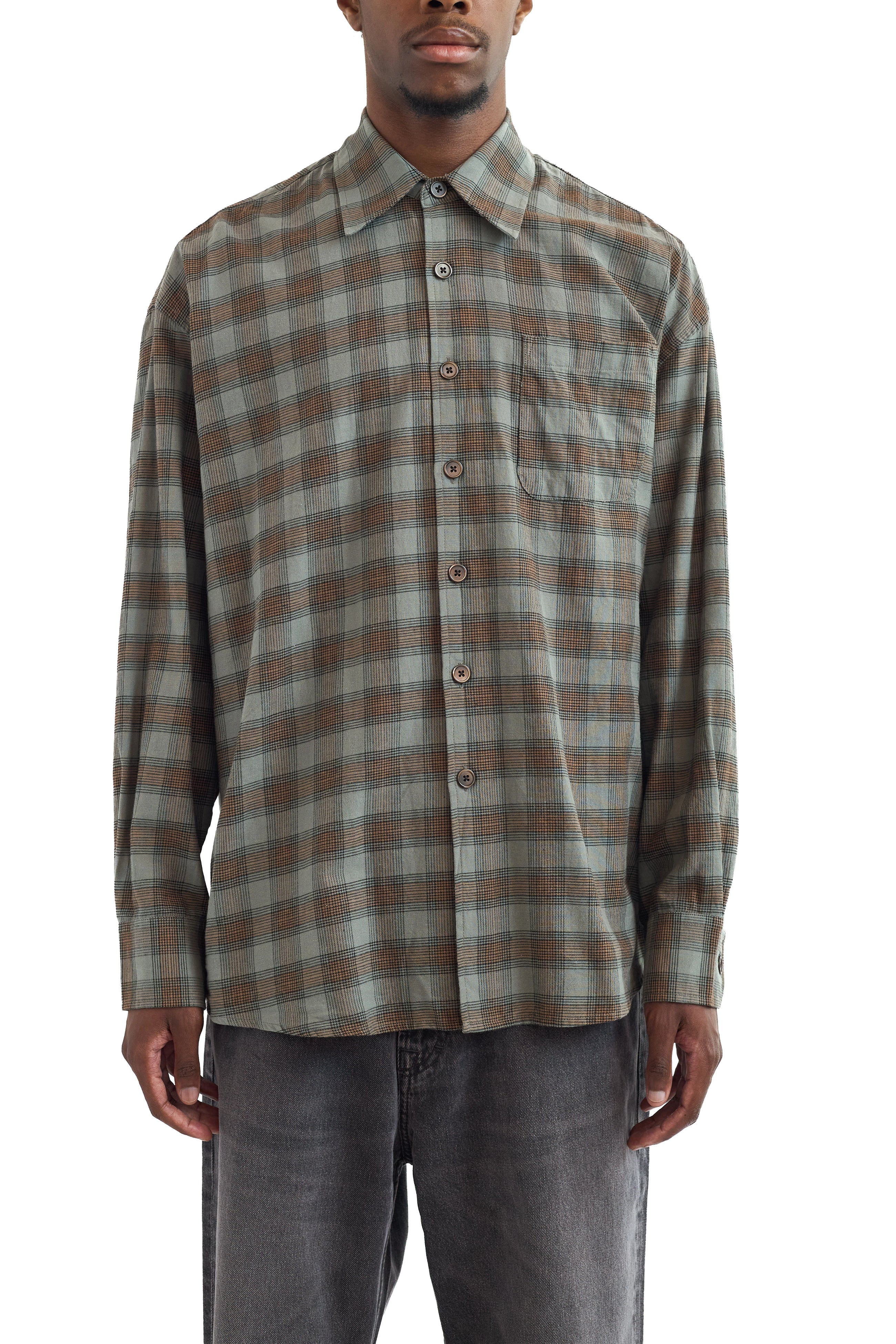 Our Legacy Borrowed Shirt Green