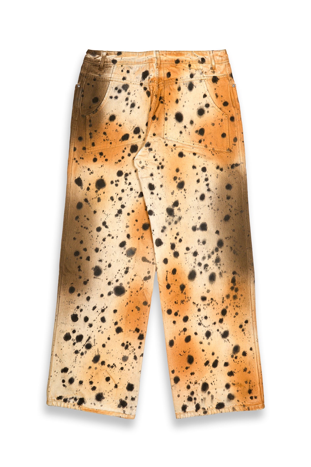 Eckhaus Latta Abstract Cheetah Wide Leg Jean Cheetah