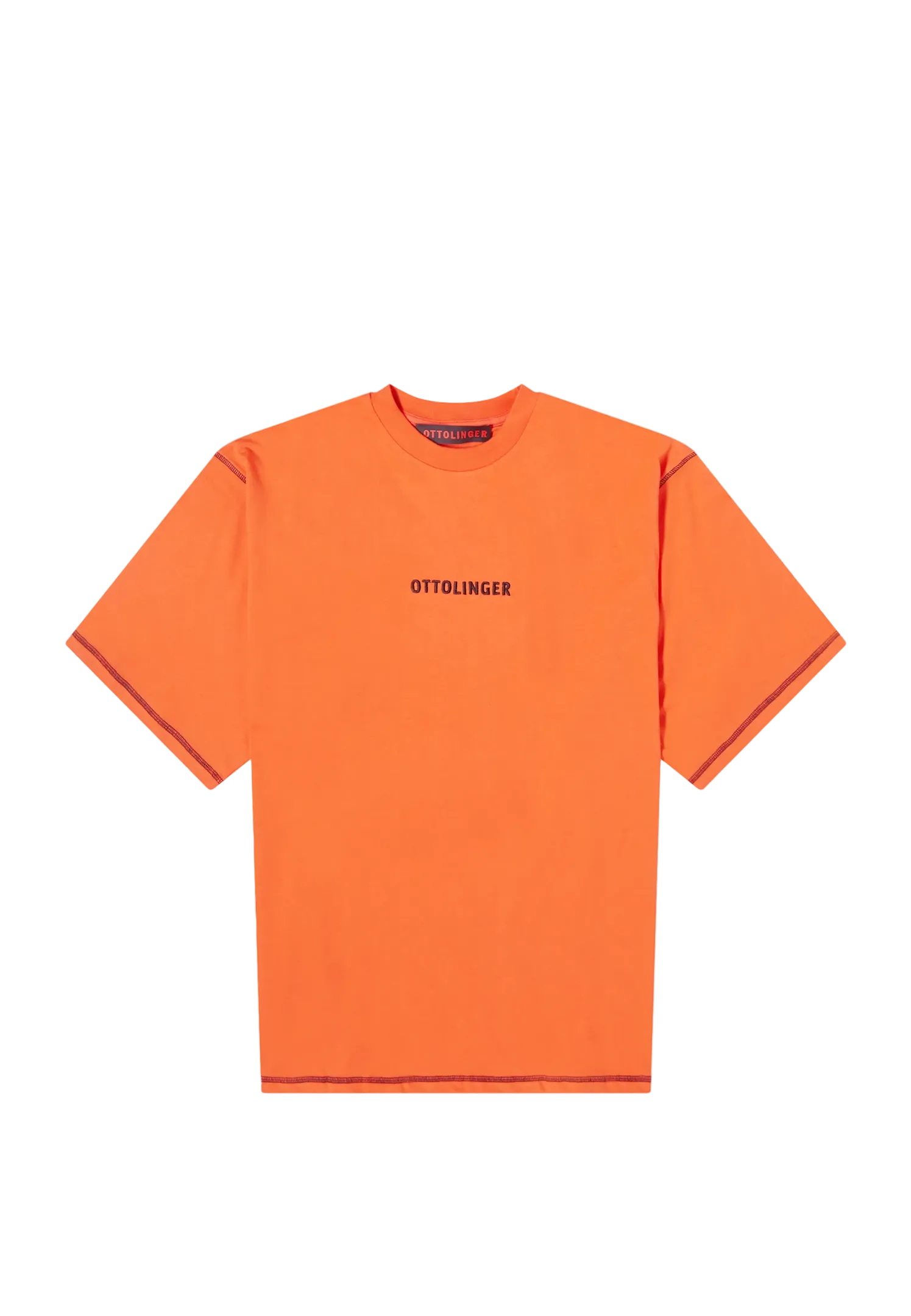 Ottolinger Knitted Classic Logo T-Shirt Cherry