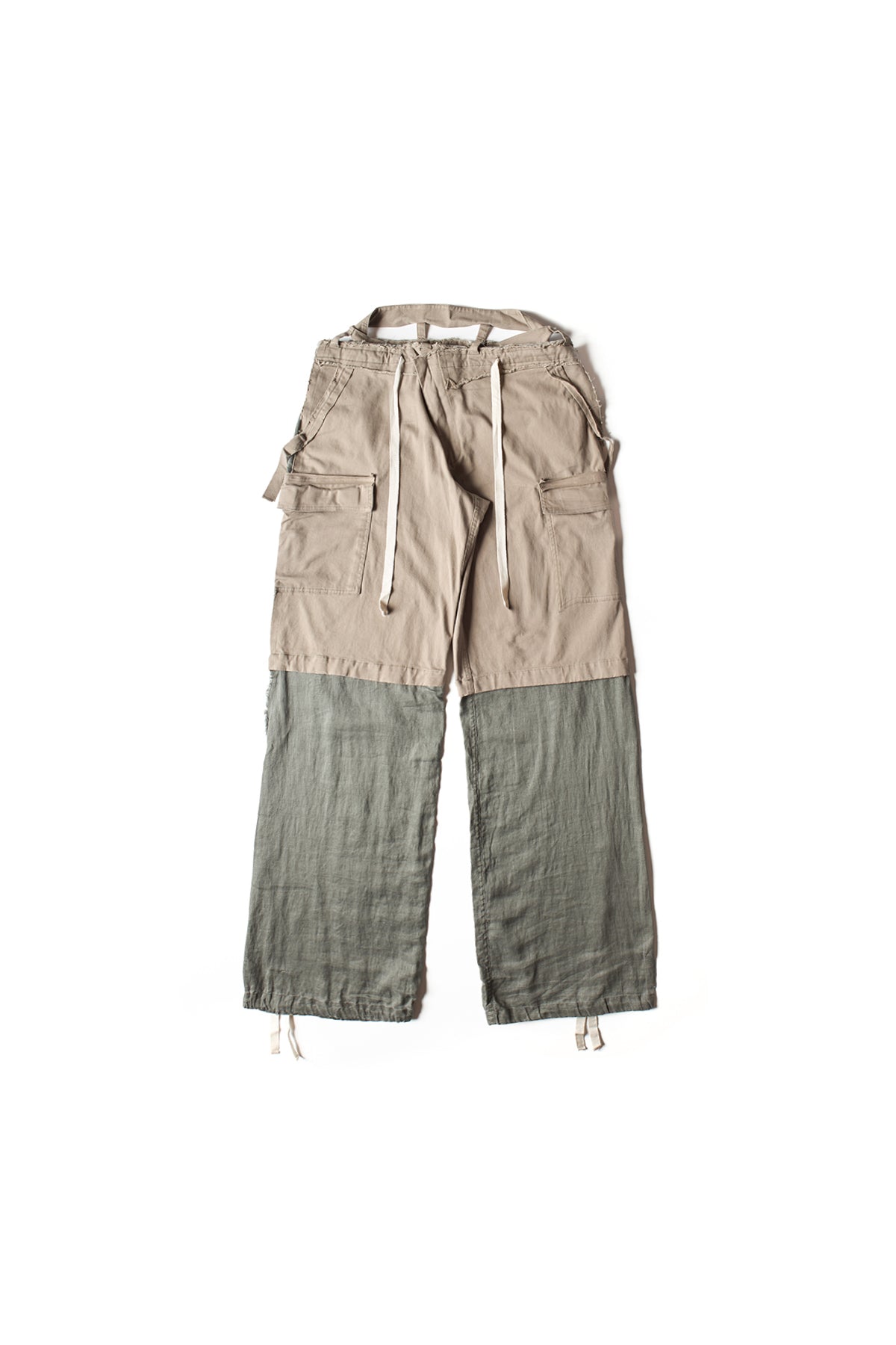 OTTOLINGER Woven Baggy Cargo Pants Gray 11952