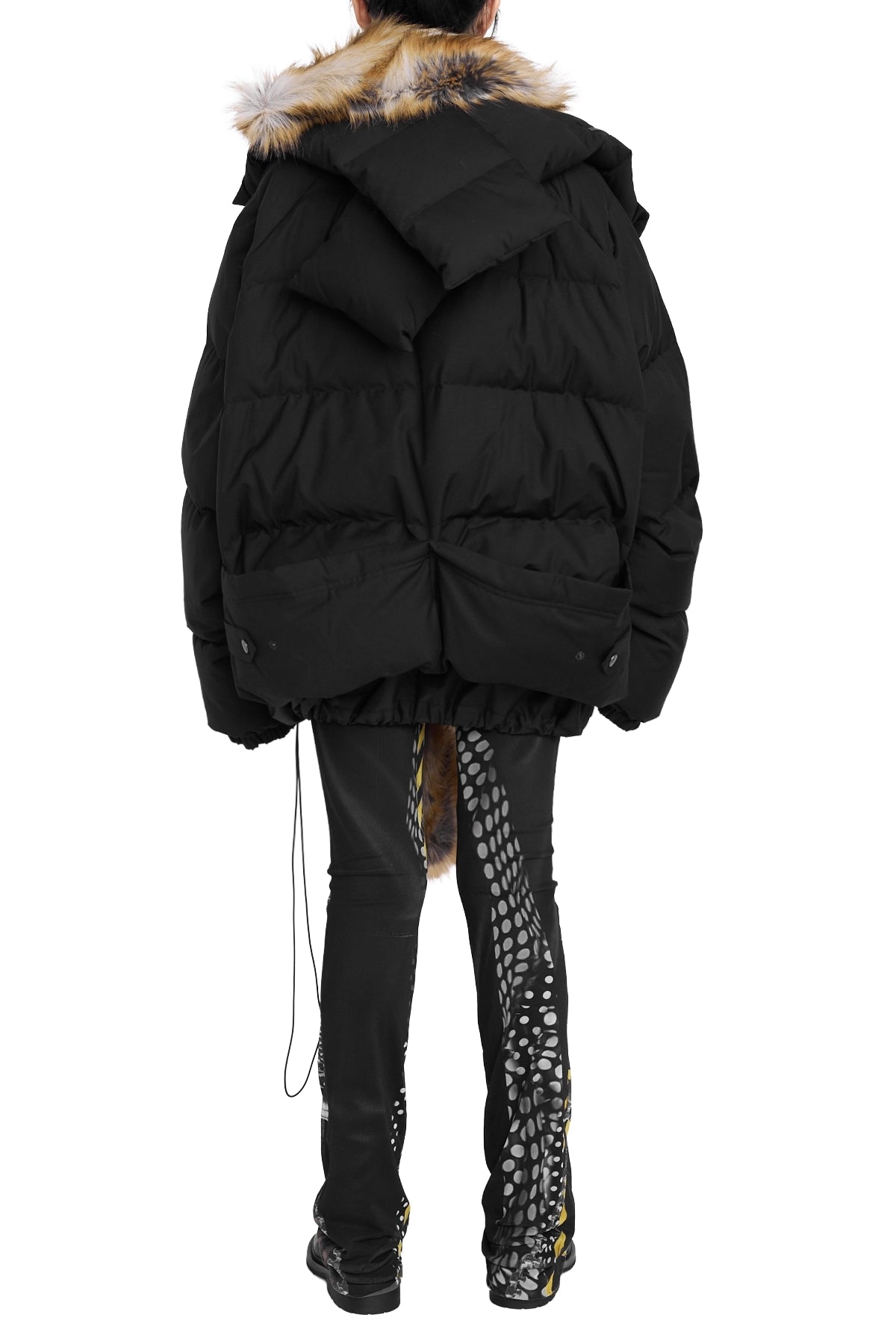 Ottolinger High Collar Puffer Jacket Black