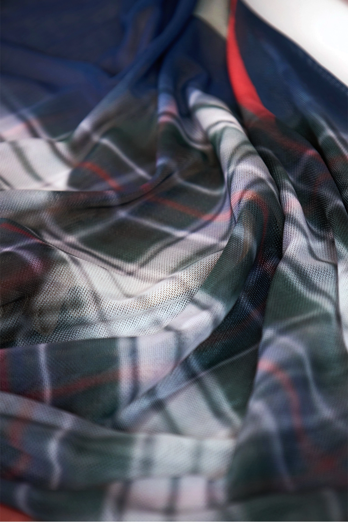 Ottolinger Mesh Off-Shoulder Dress