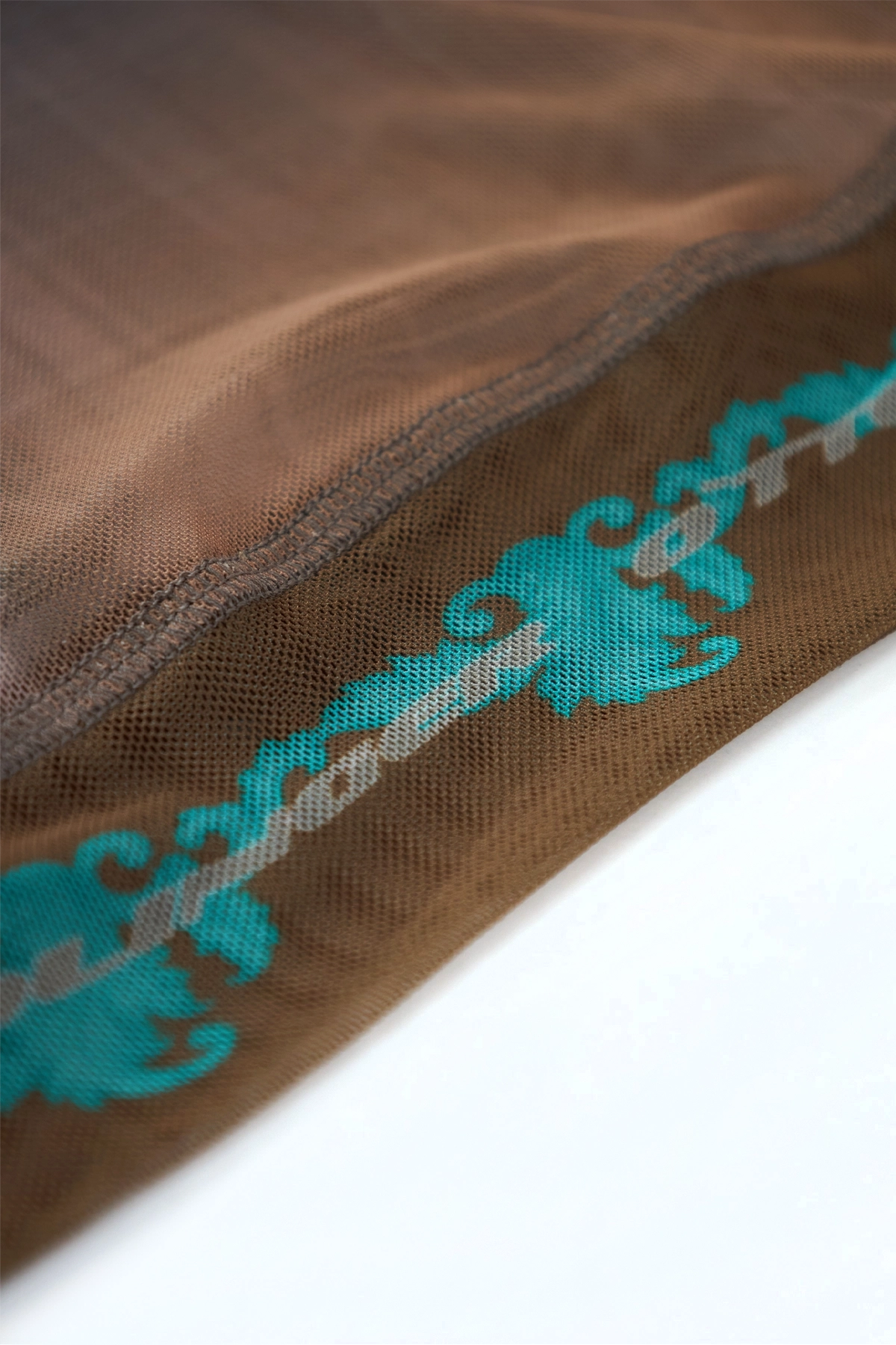 Ottolinger Mesh T-Shirt Surf Plaid Print