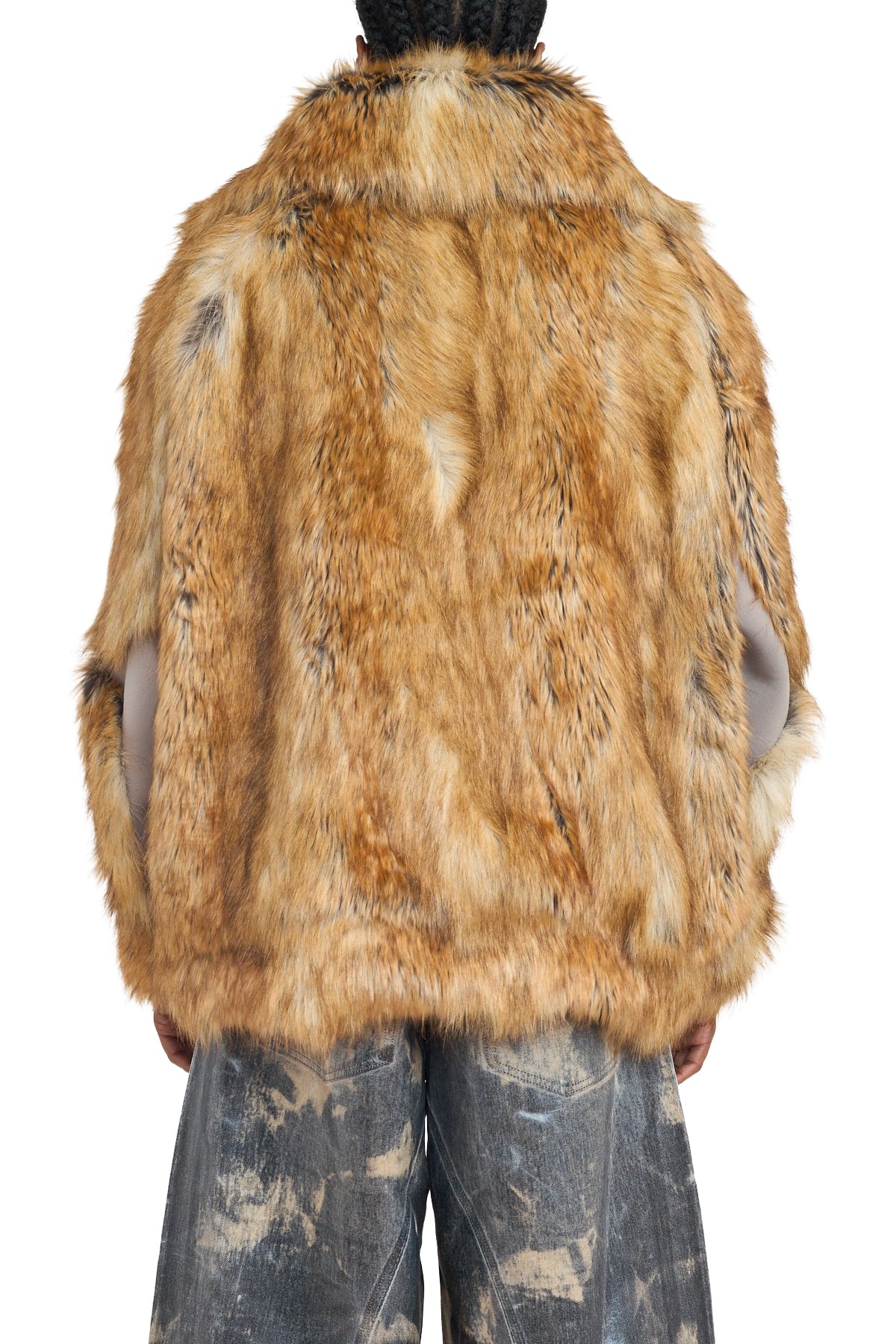 Ottolinger Oversized Fury Multiline Jacket Furry