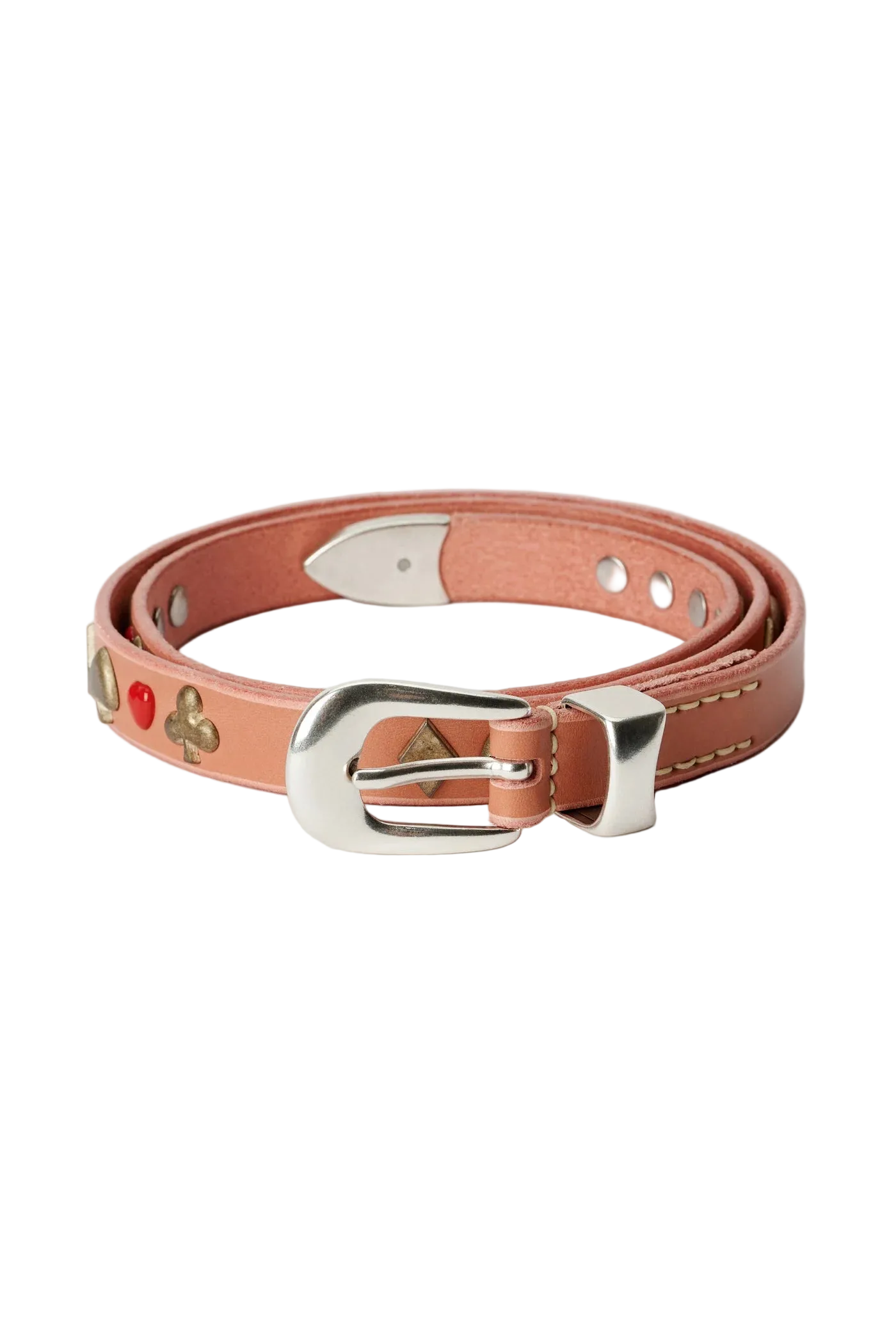 Our Legacy 2 Cm Card Deck Belt Belts Pink