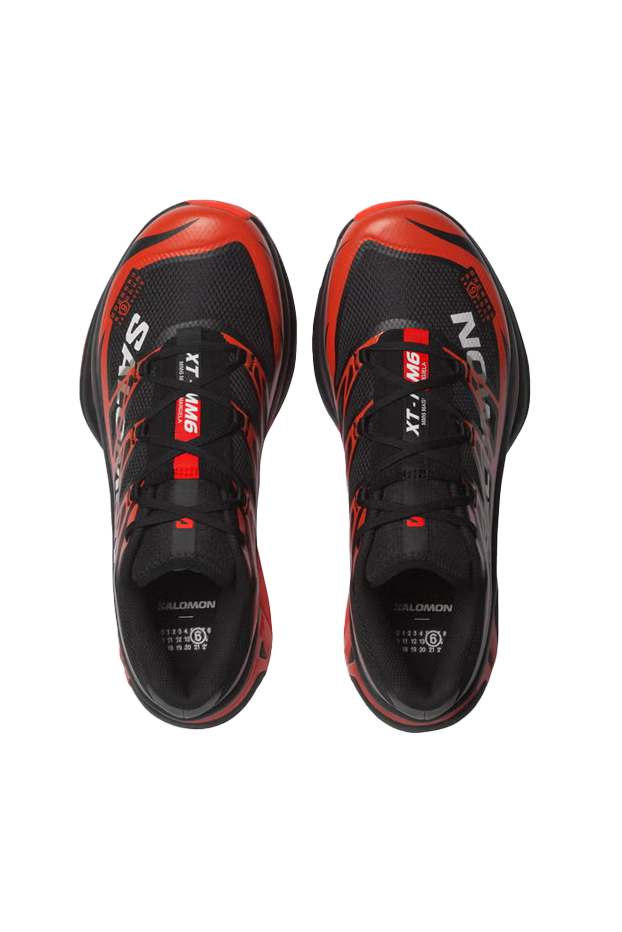 MM6 Maison Margiela Xt Mm6 / Salomon - Womens Black/Cherry Tomato MM6 Maison Margiela Xt Mm6 / Salomon - Womens Black/Cherry Tomato