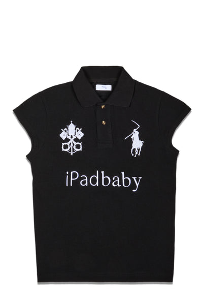 PRAYING-IPAD-BABY-WOMENS-POLO-