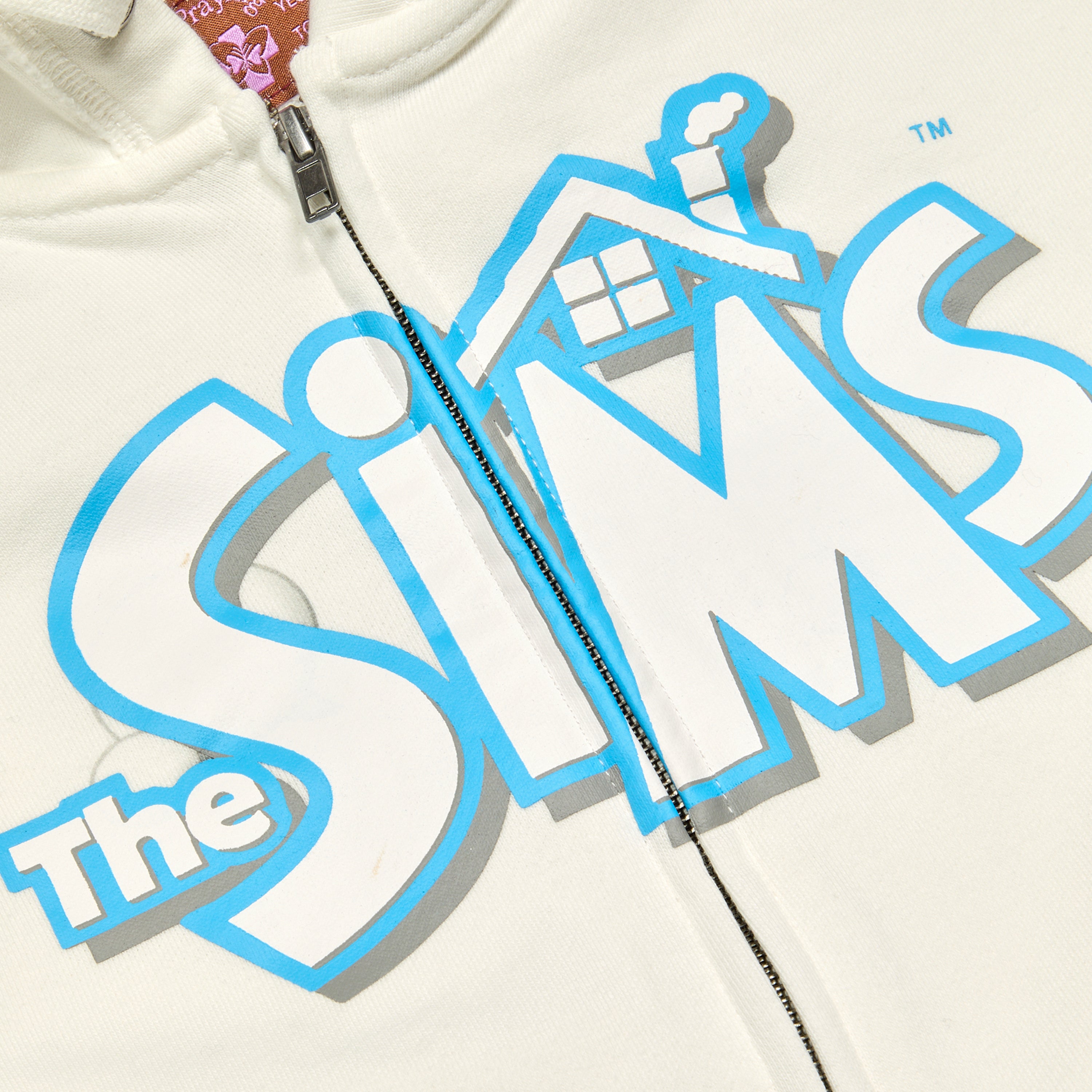 Praying Sims Hoodie White – ESSXNYC