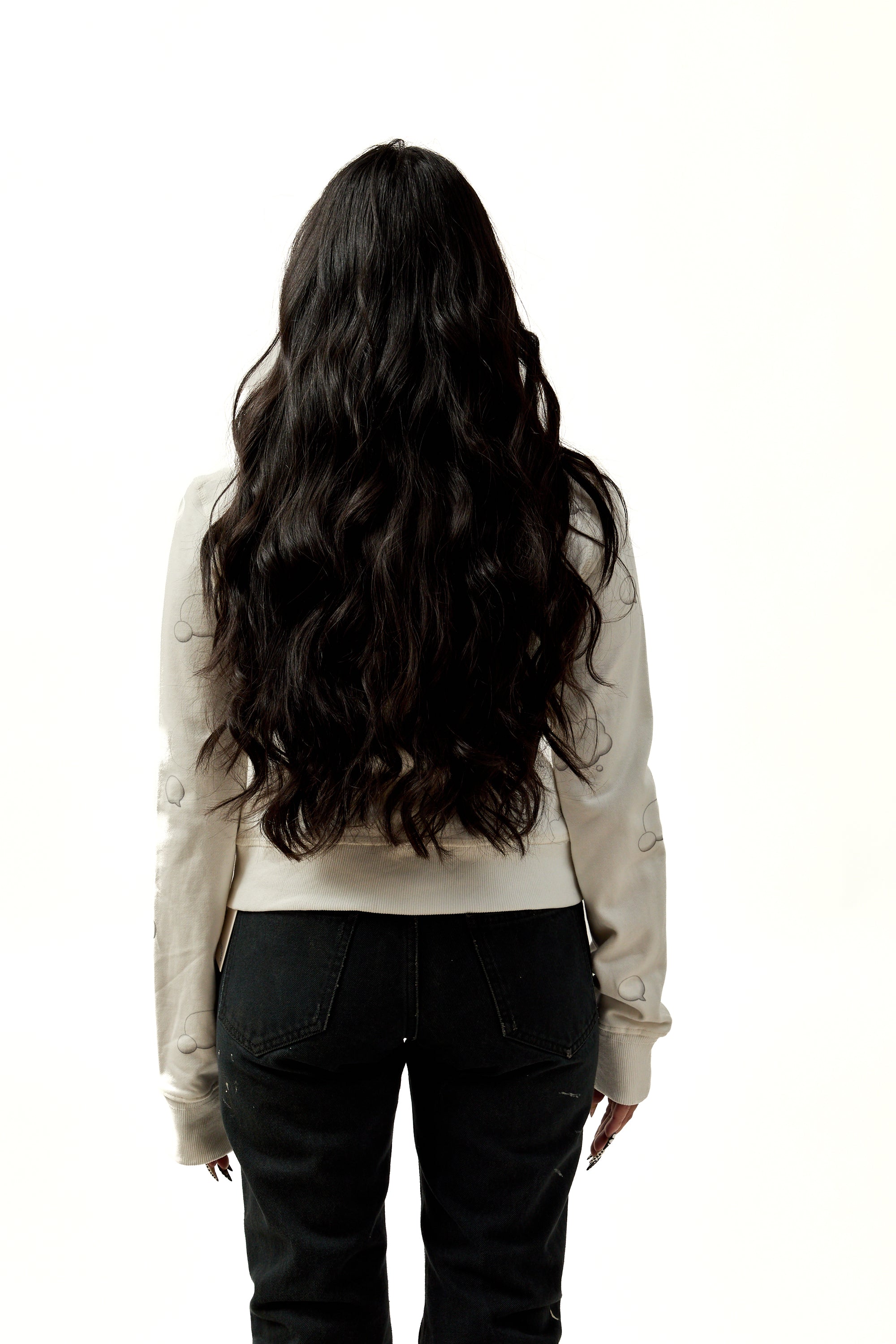 Praying Sims Hoodie White