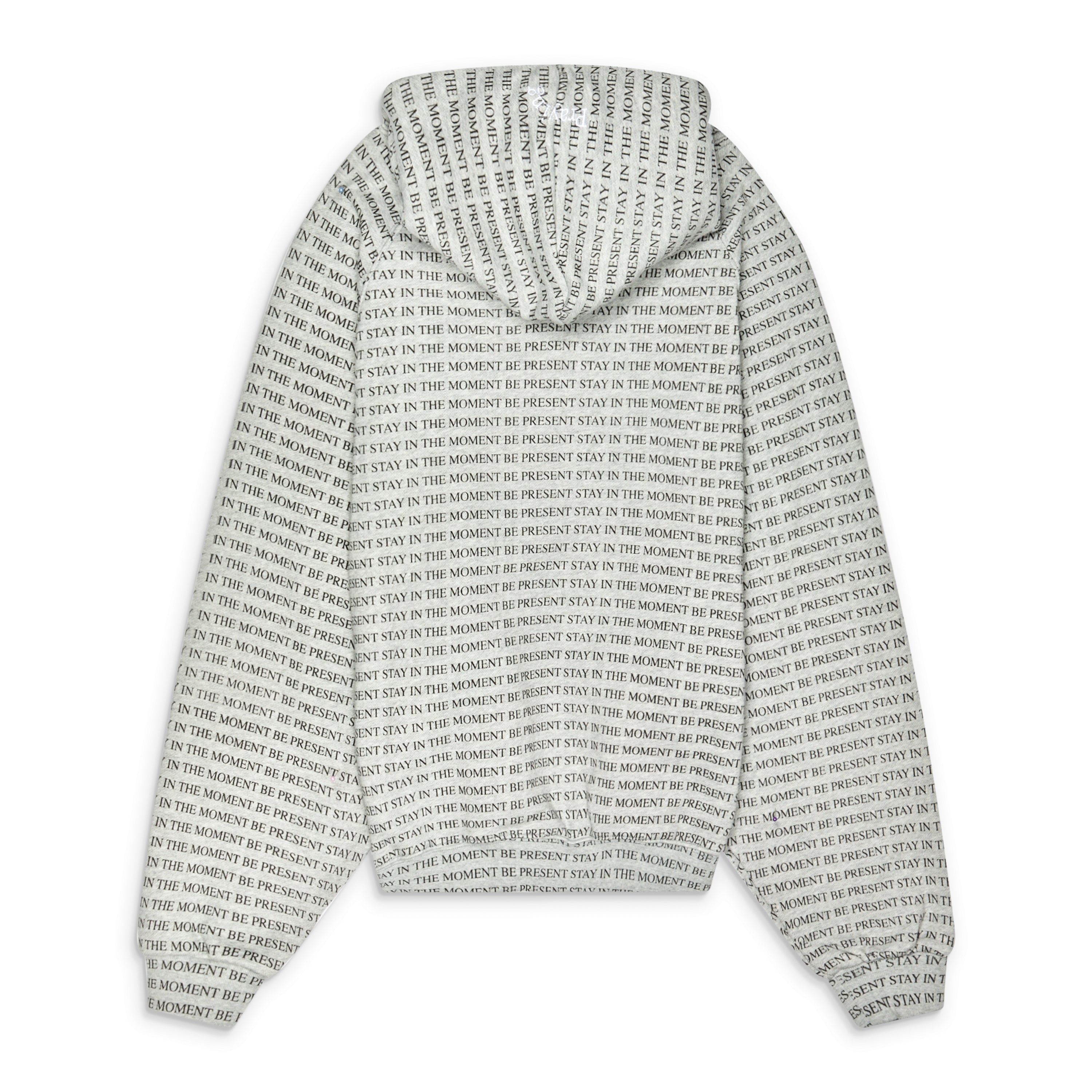 Praying Stay In The Moment Hoodie Grey – ESSXNYC