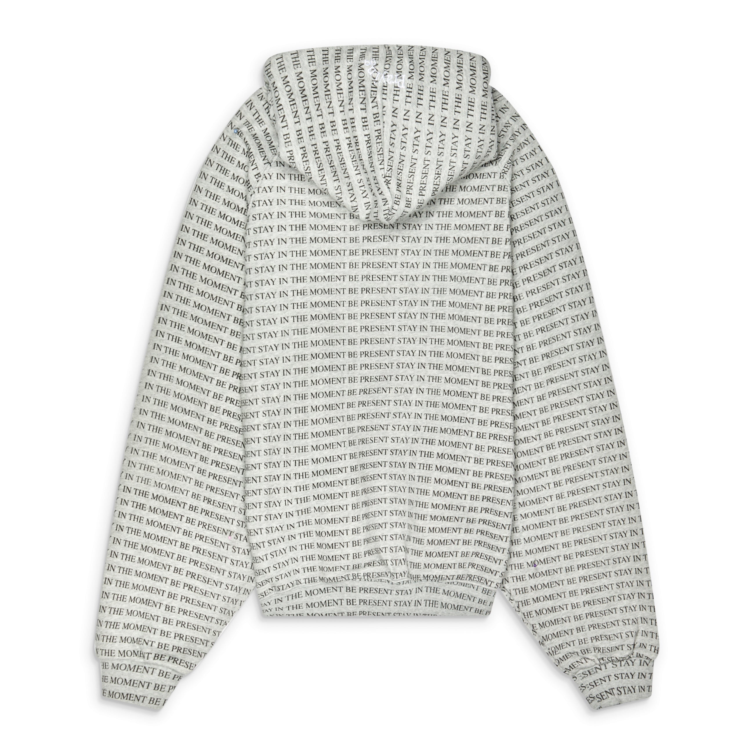 Praying Stay In The Moment Hoodie Grey