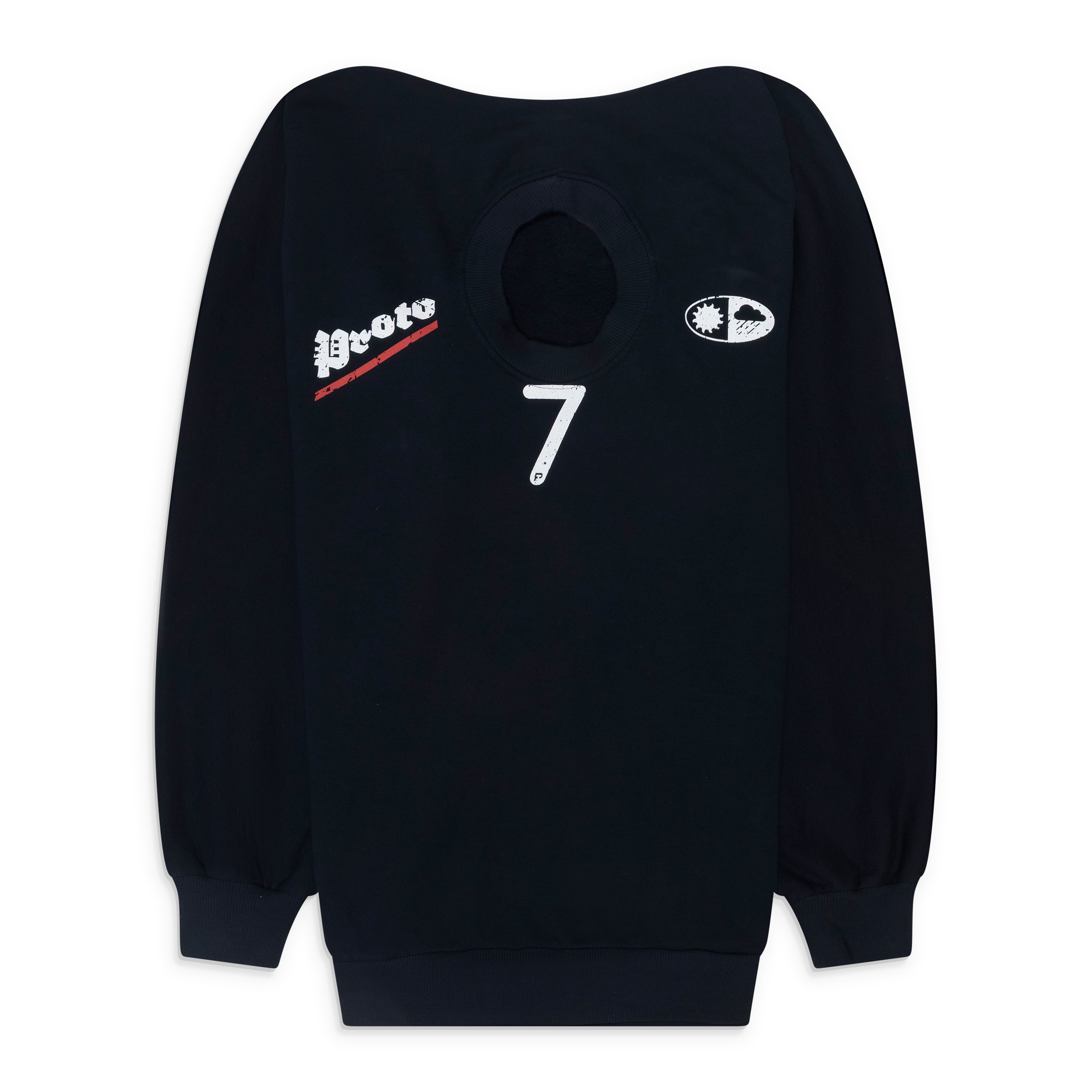 Prototypes Shrunken Sweatshirt Navy front