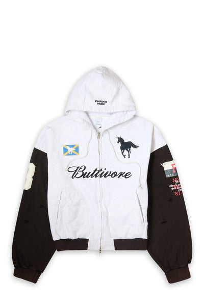 Protocol Index Buttivore Zip Hoodie White – ESSXNYC