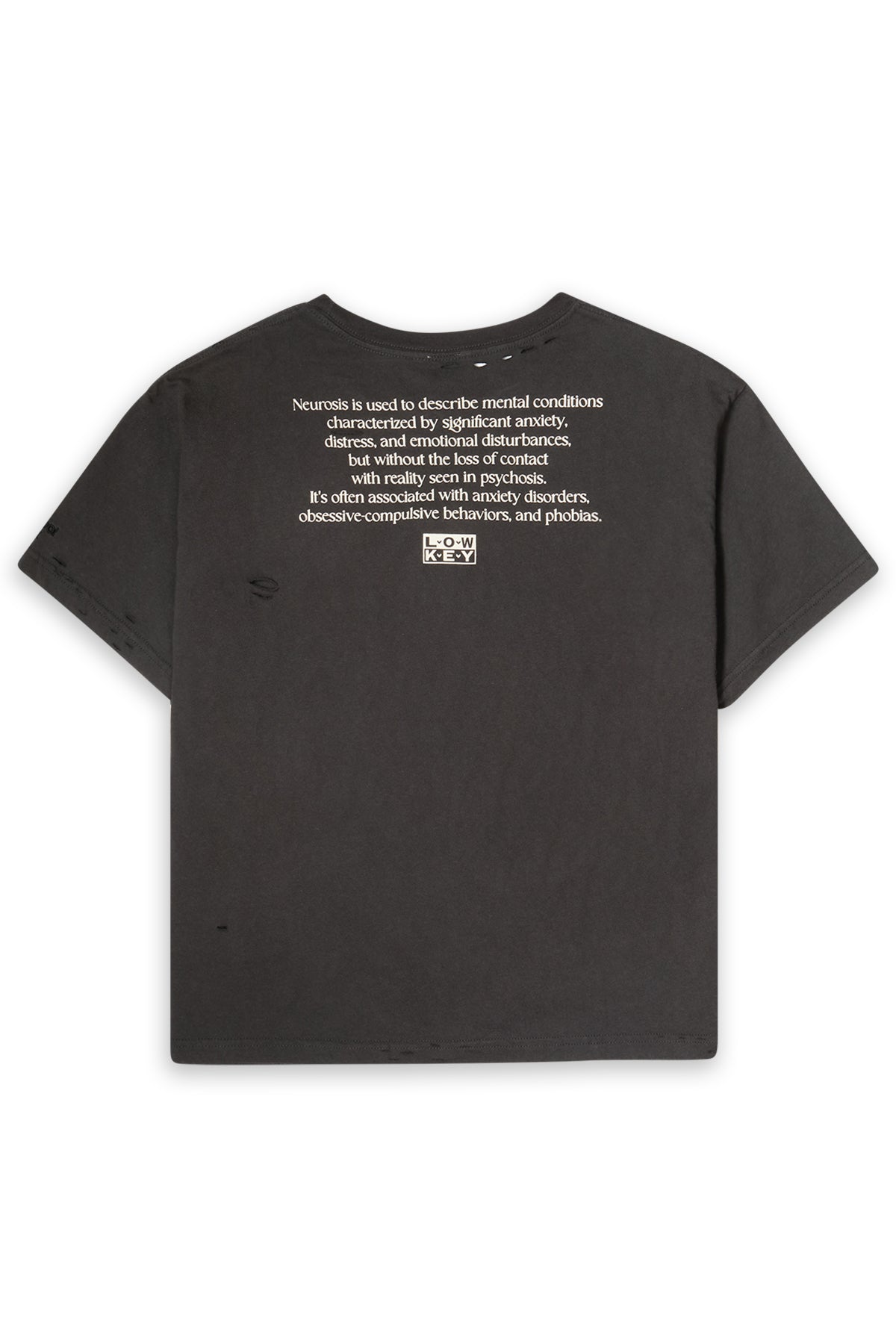 Protocol Index Neurosis Distressed T Shirts Black