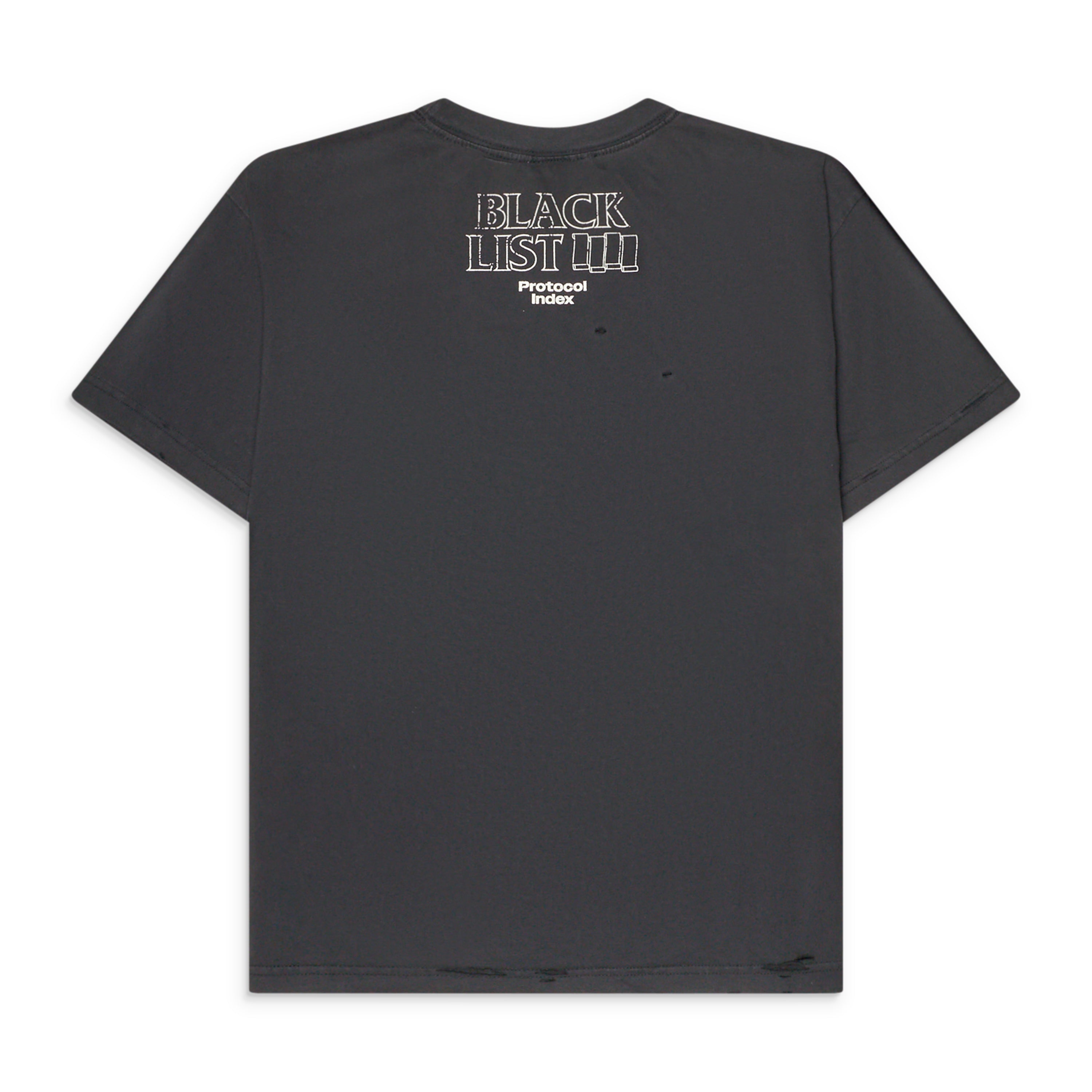 Protocol Index Blacklist Washed T-Shirt Black – ESSXNYC