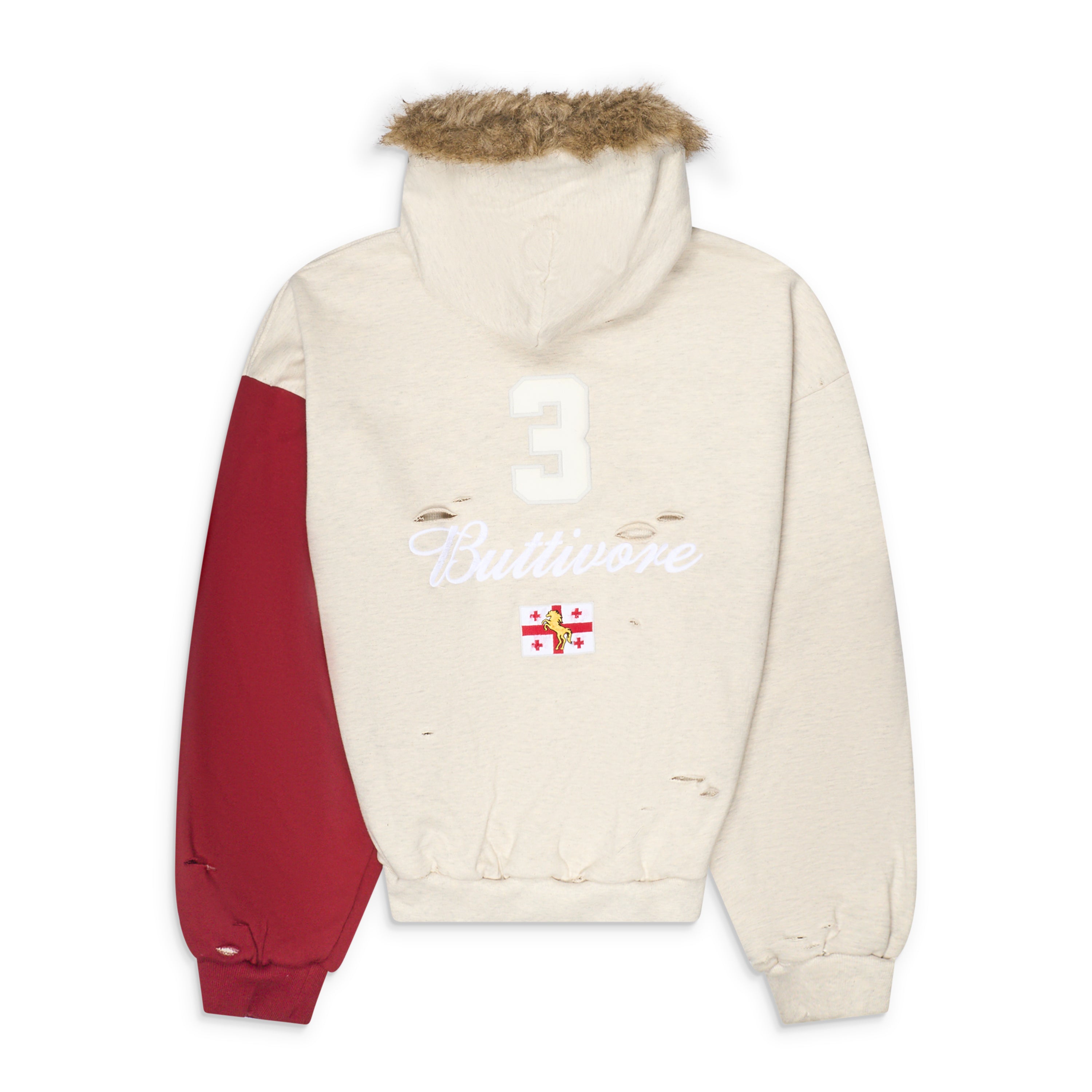 訳アリ　protocol index BUTTIVORE ZIP HOODIE Protocol Index Buttivore Fur Lining Zip Hoodie Beige – ESSXNYC
