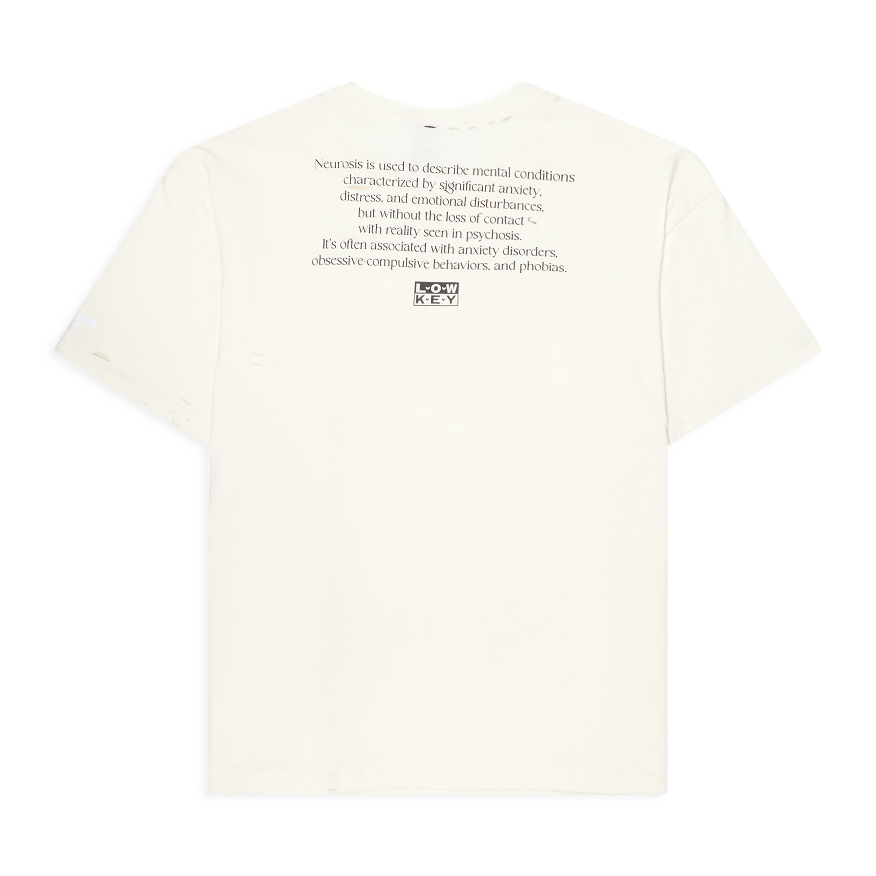 PROTOCOL INDEX NEUROSIS Distressed Tシャツ Protocol Index Neurosis Distressed T-Shirt White – ESSXNYC