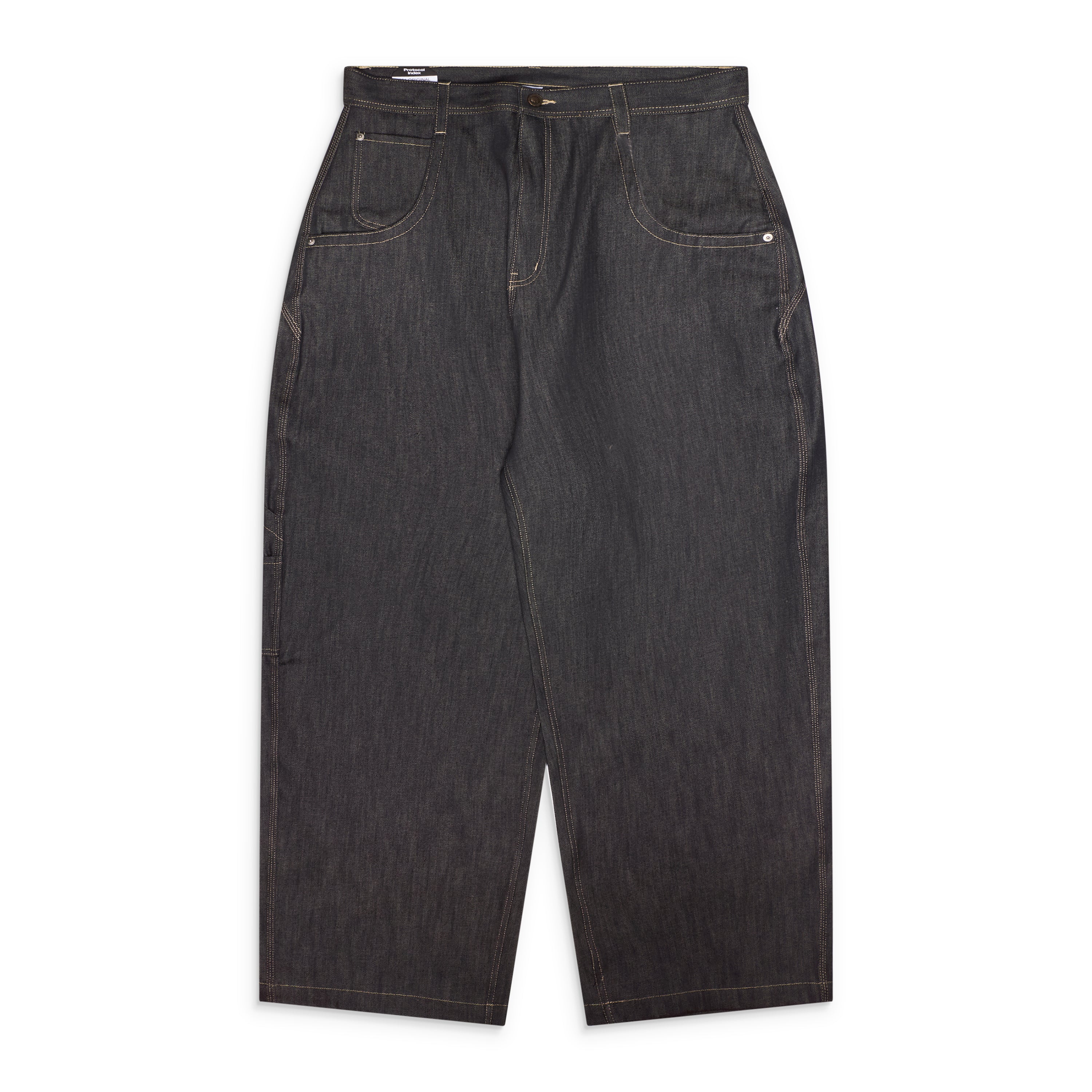 Protocol Index Retro Baggy Denim Pants Blue