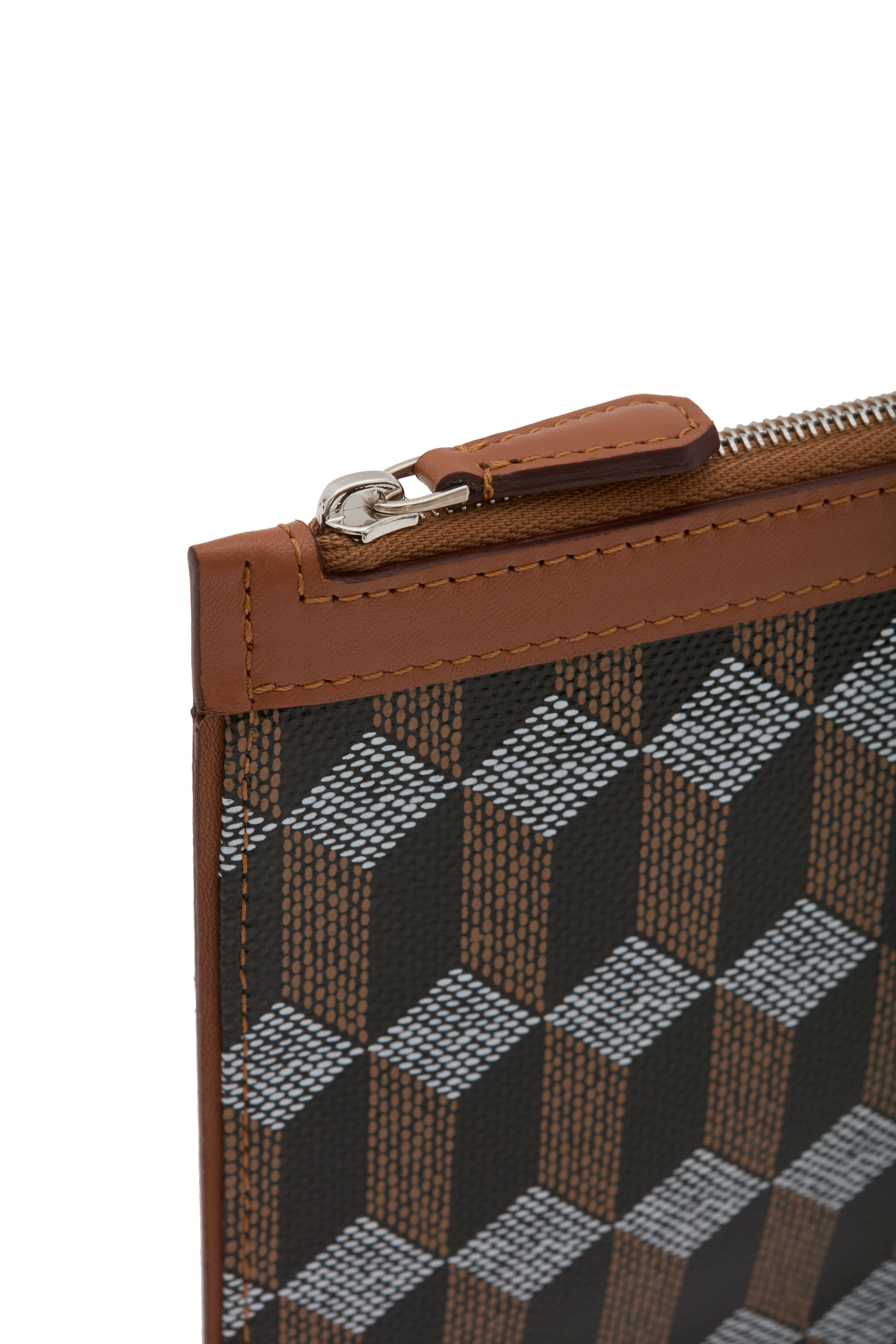 Au Depart Pochette 19 Cognac/Noir
