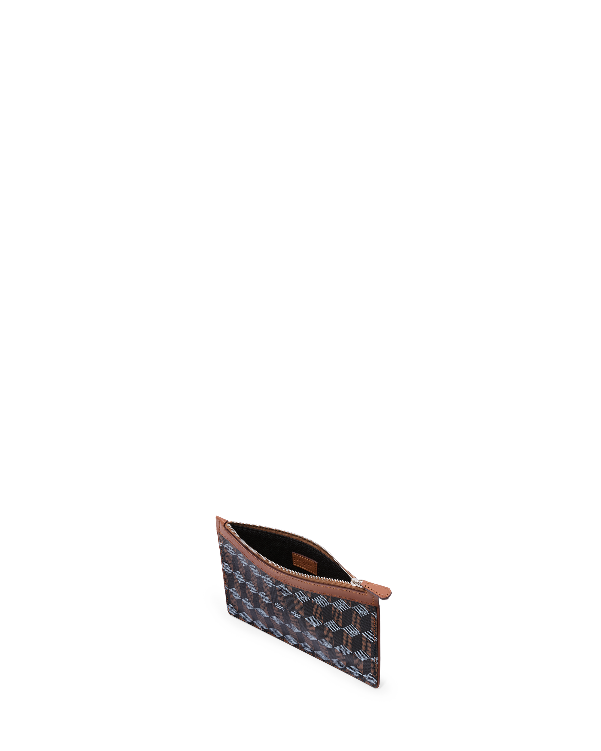Au Depart Pochette 19 Cognac/Noir