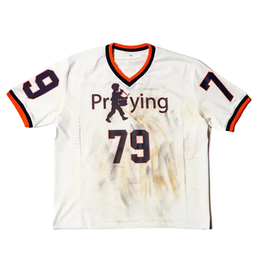 Praying Drummer Boy Jersey Grey