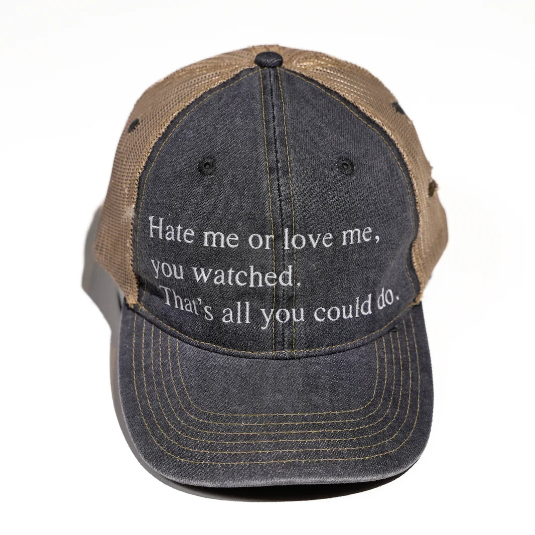 Praying Hate Me Hat Blue