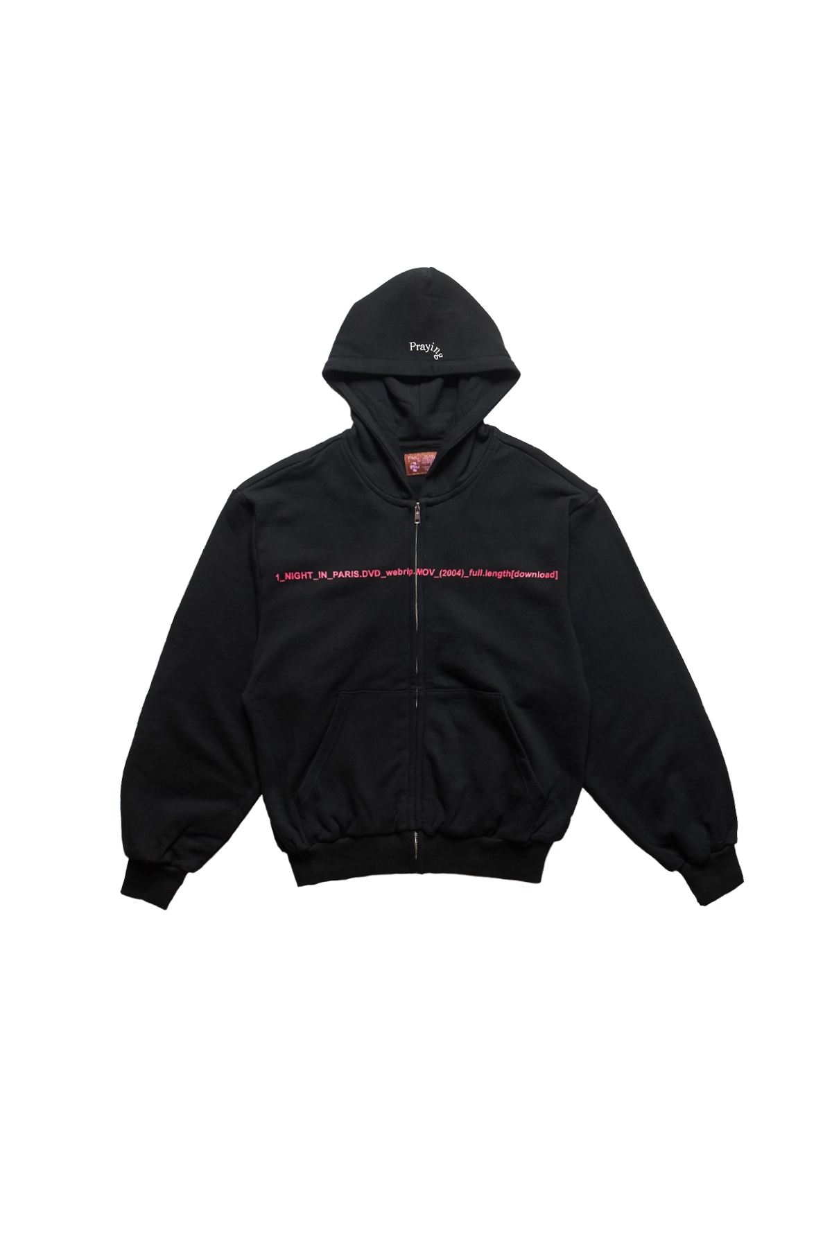 Praying Paris Hoodie Black