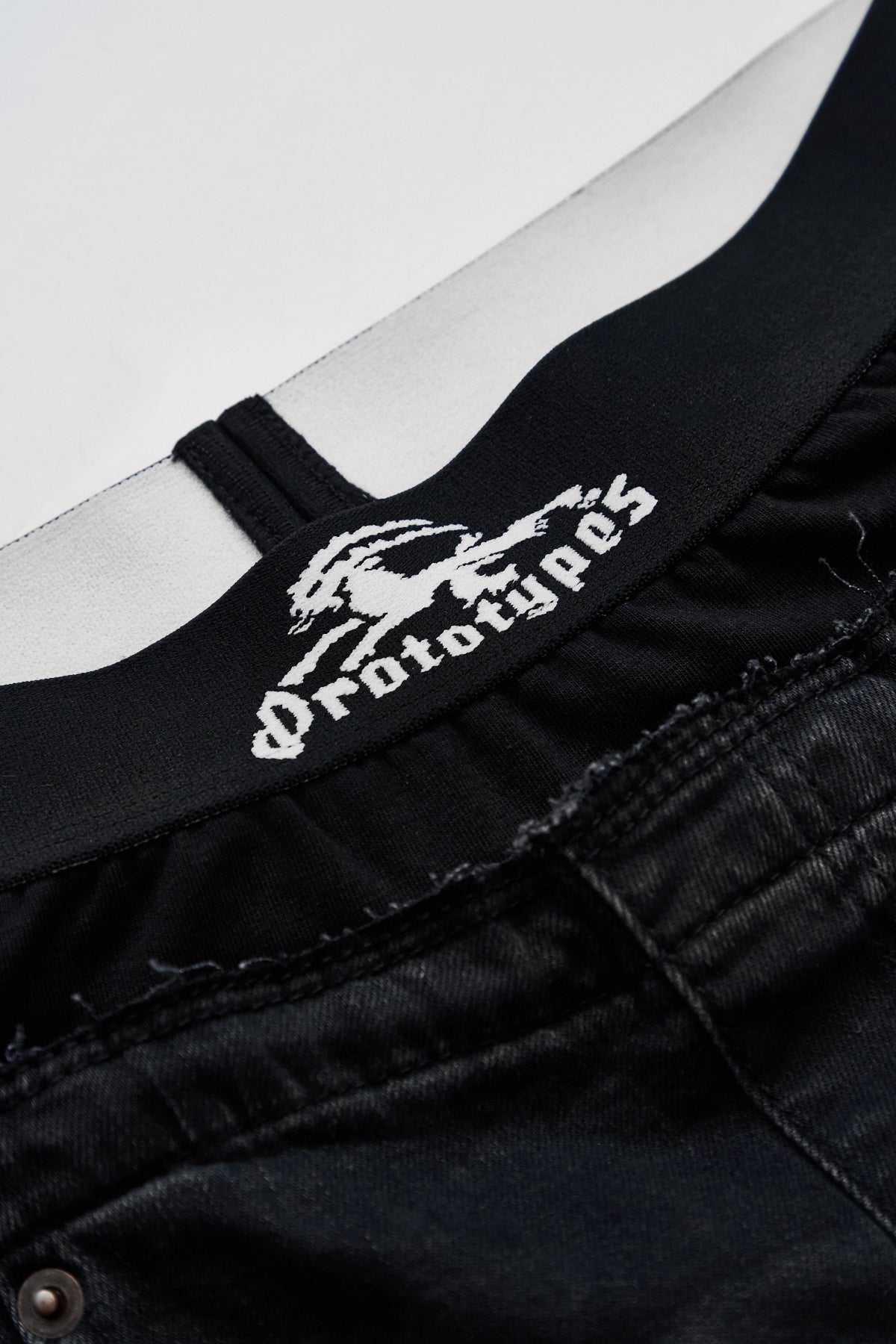 Prototypes Waistband Regular Jeans Black – ESSXNYC Prototypes Waistband Regular Jeans Black – ESSXNYC