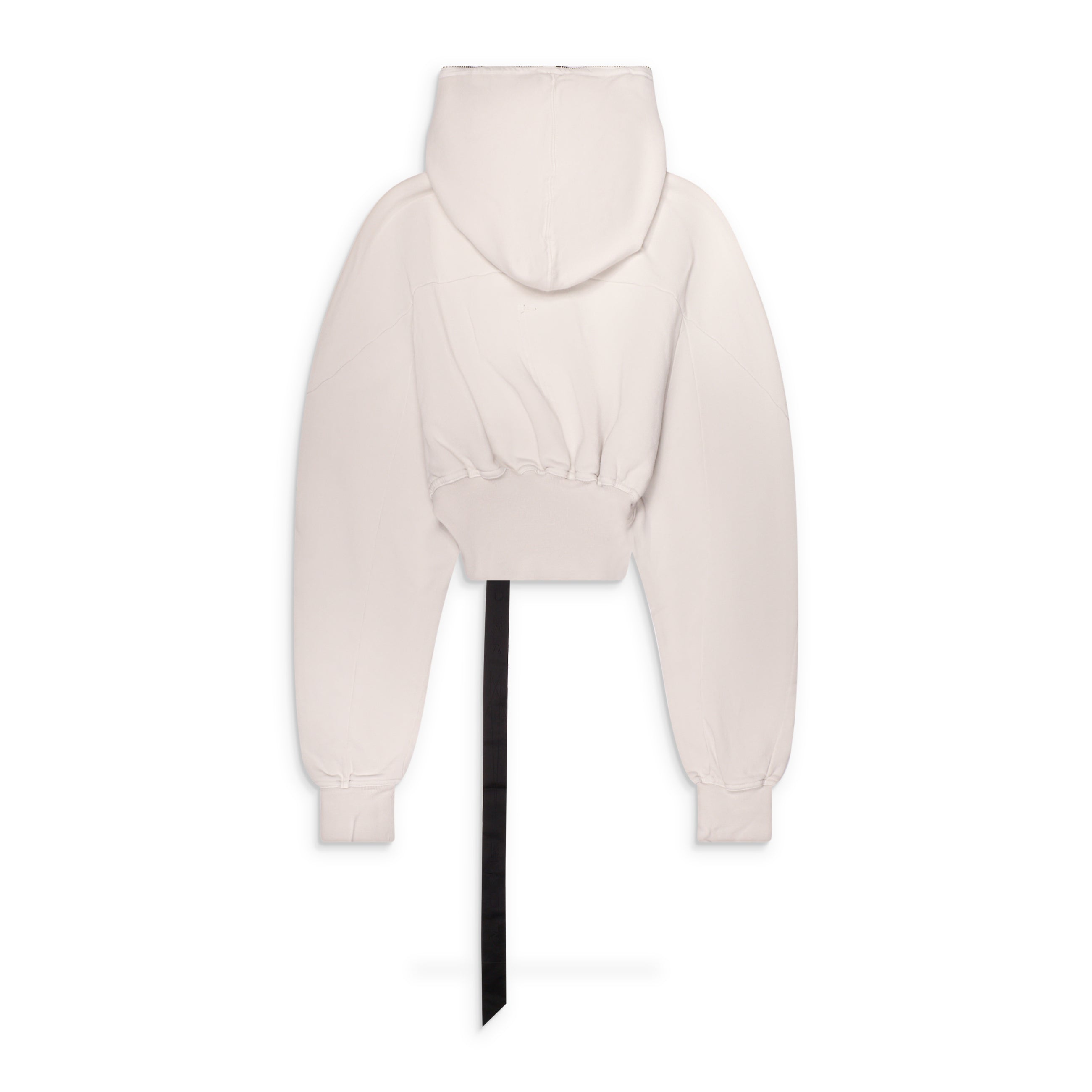 Rick Owens DRKSHDW Collage Gimp Hoodie White