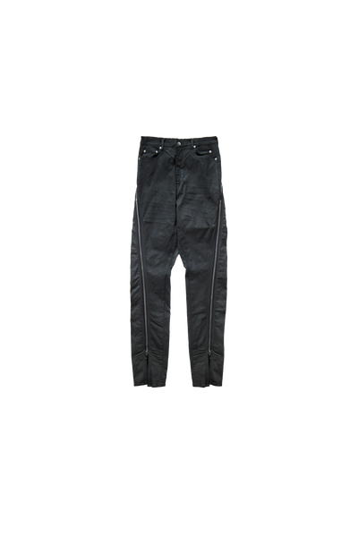 Rick Owens Drkshdw Bolan Banana Jeans With Zips Black – ESSXNYC