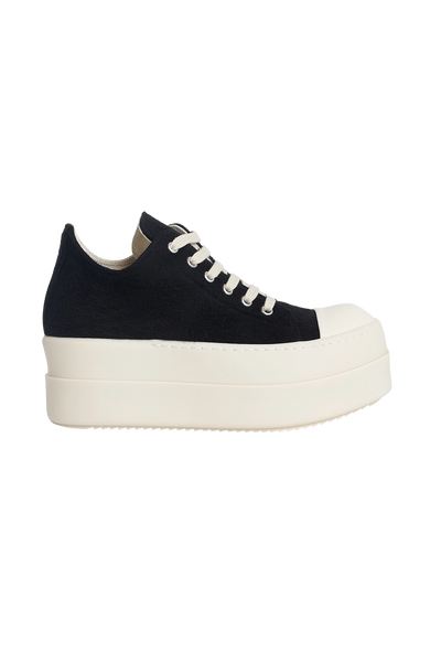 靴 Rick Owens drkshdw double bumper 42U Black Hollywood Double Bumper Sneakers by Rick Owens DRKSHDW on Sale